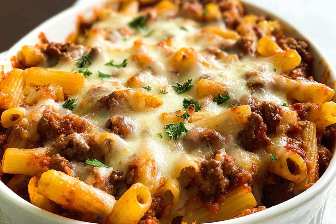 Beef Ragu Pasta Bake