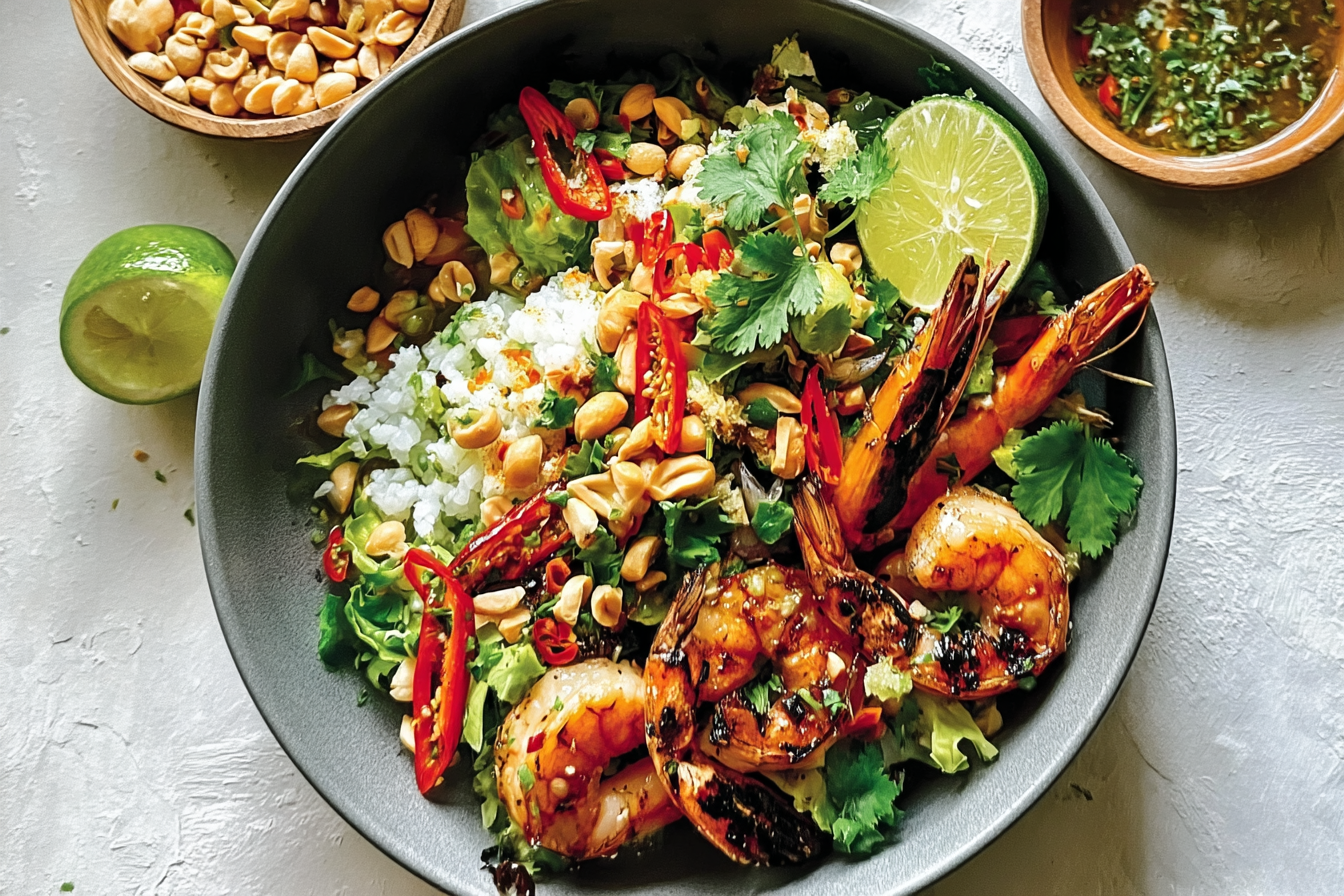 Chilli Lime Peanut Salad