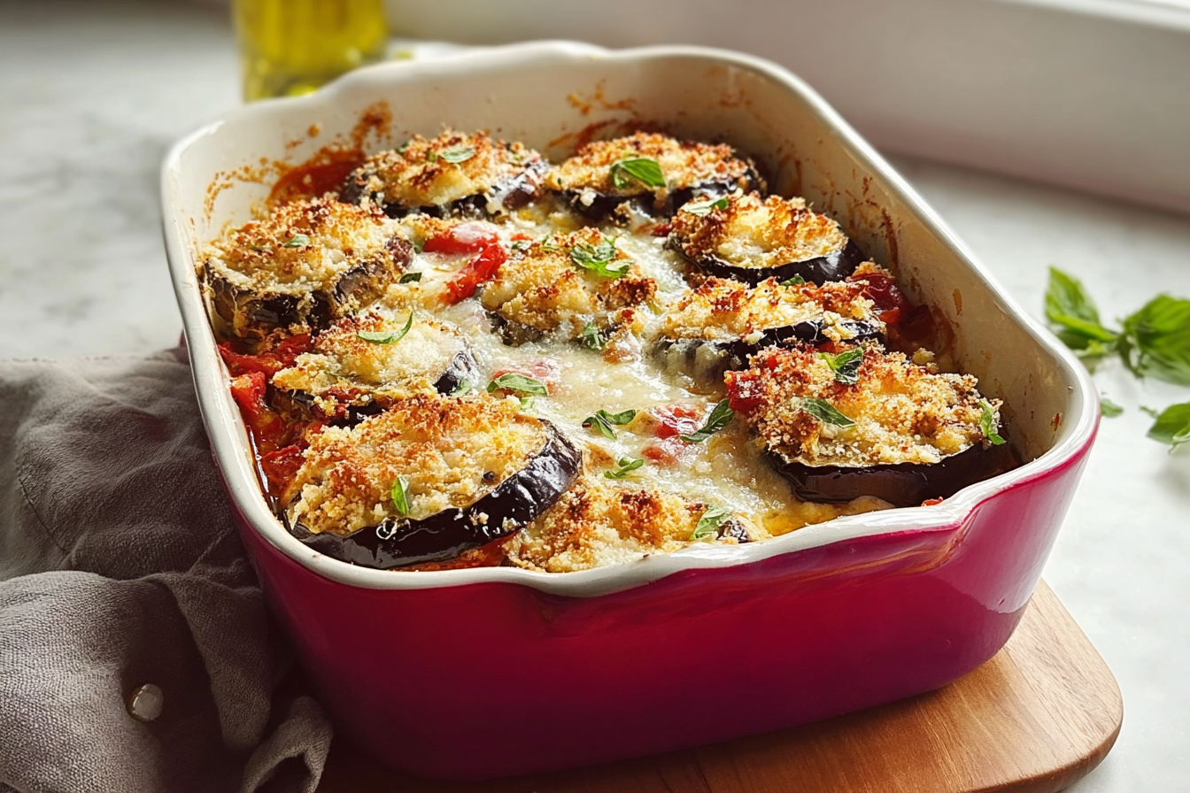 Eggplant Parmesan Gratin