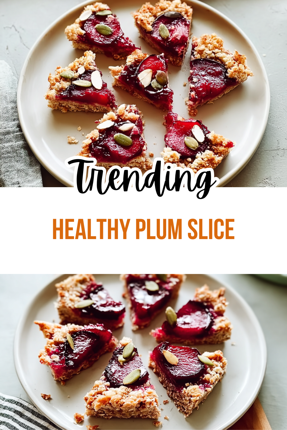 Healthy Plum Slice