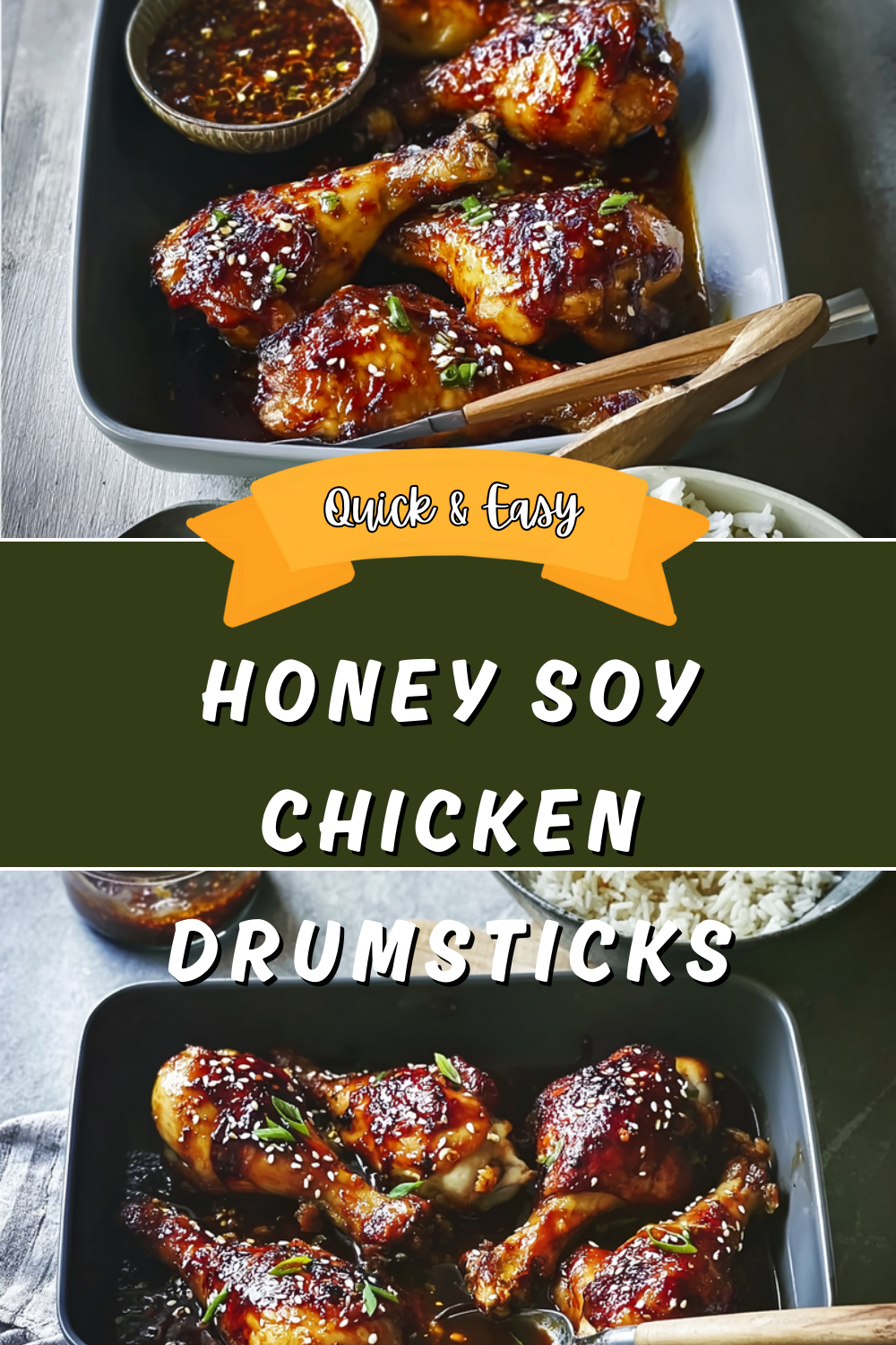 Honey Soy Chicken Drumsticks
