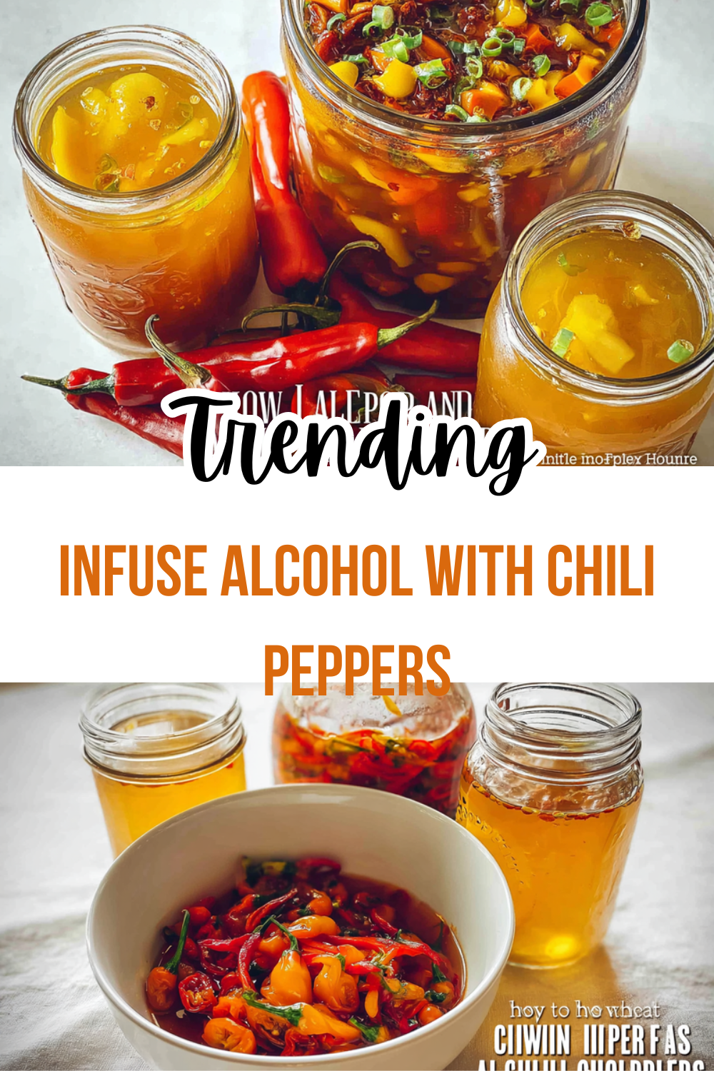 Infuse Alcohol With Chili Peppers