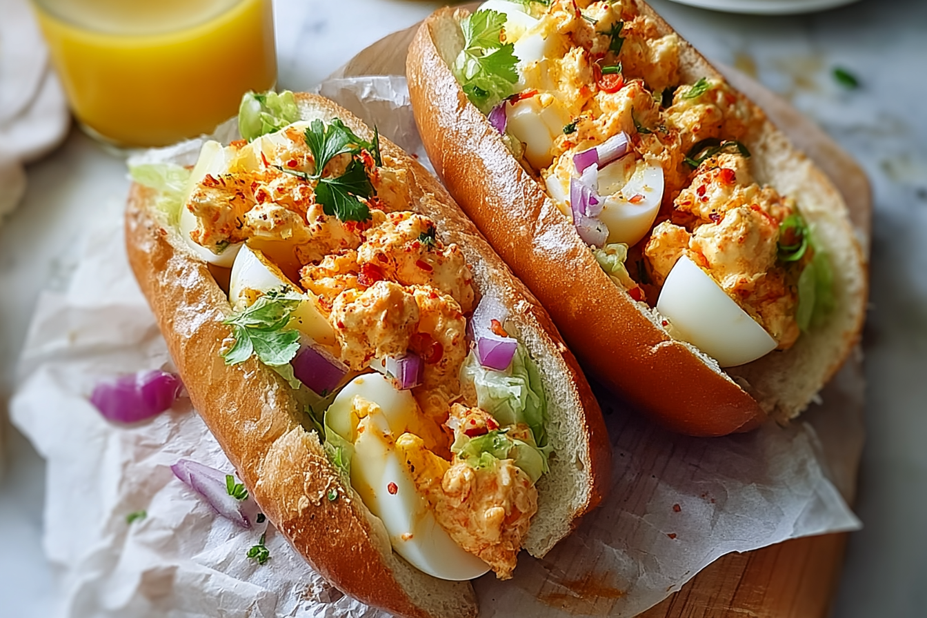 Peri Peri Egg Salad Subs