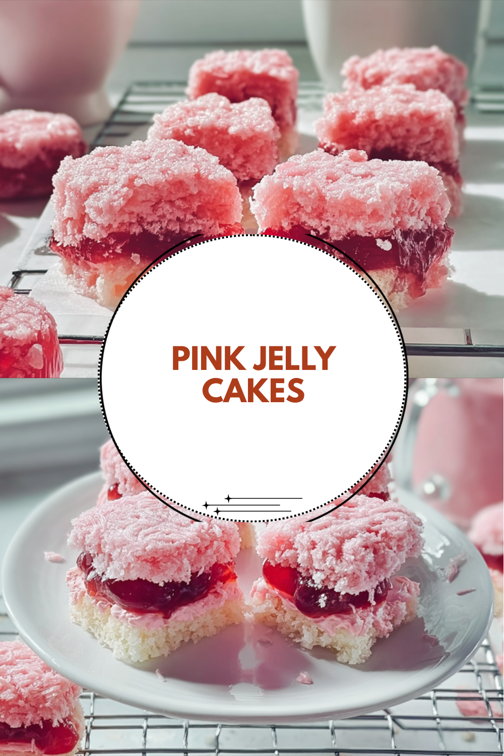 Pink Jelly Cakes