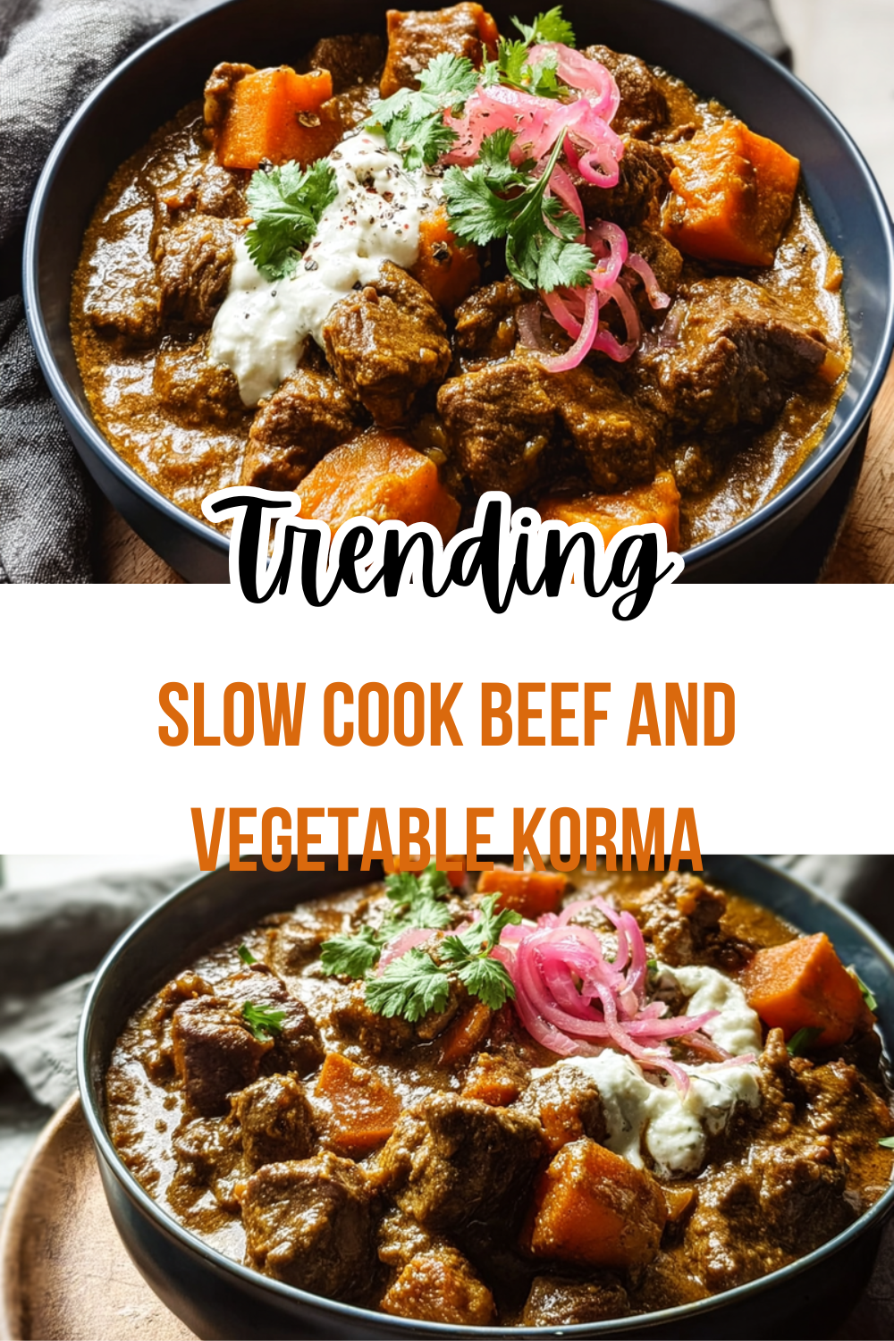 Slow Cook Beef And Vegetable Korma