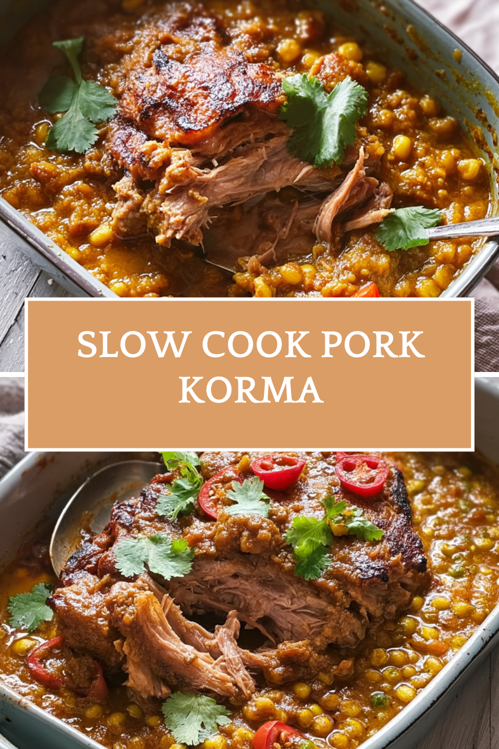 Slow Cook Pork Korma