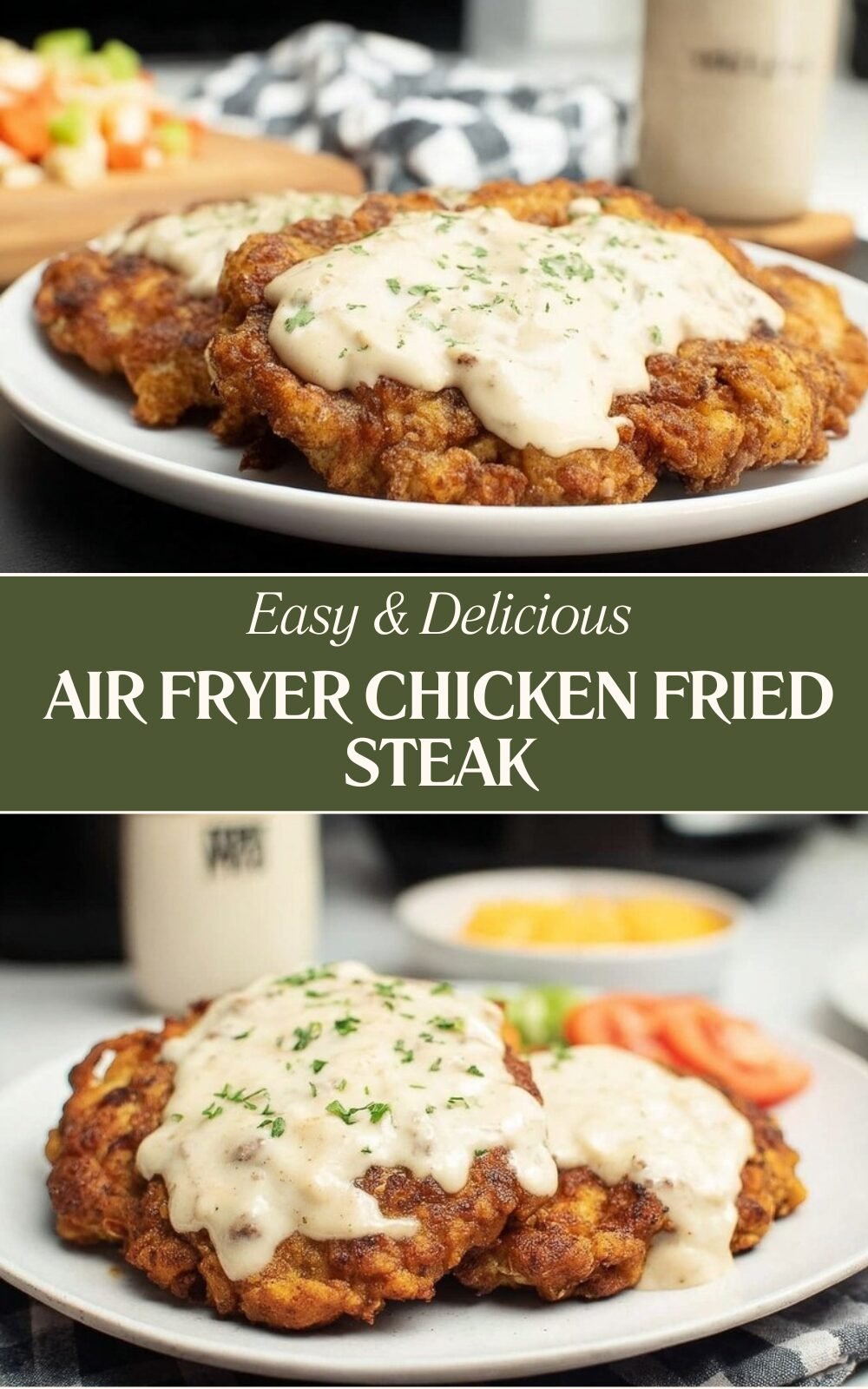 Air Fryer Chicken Fried Steak