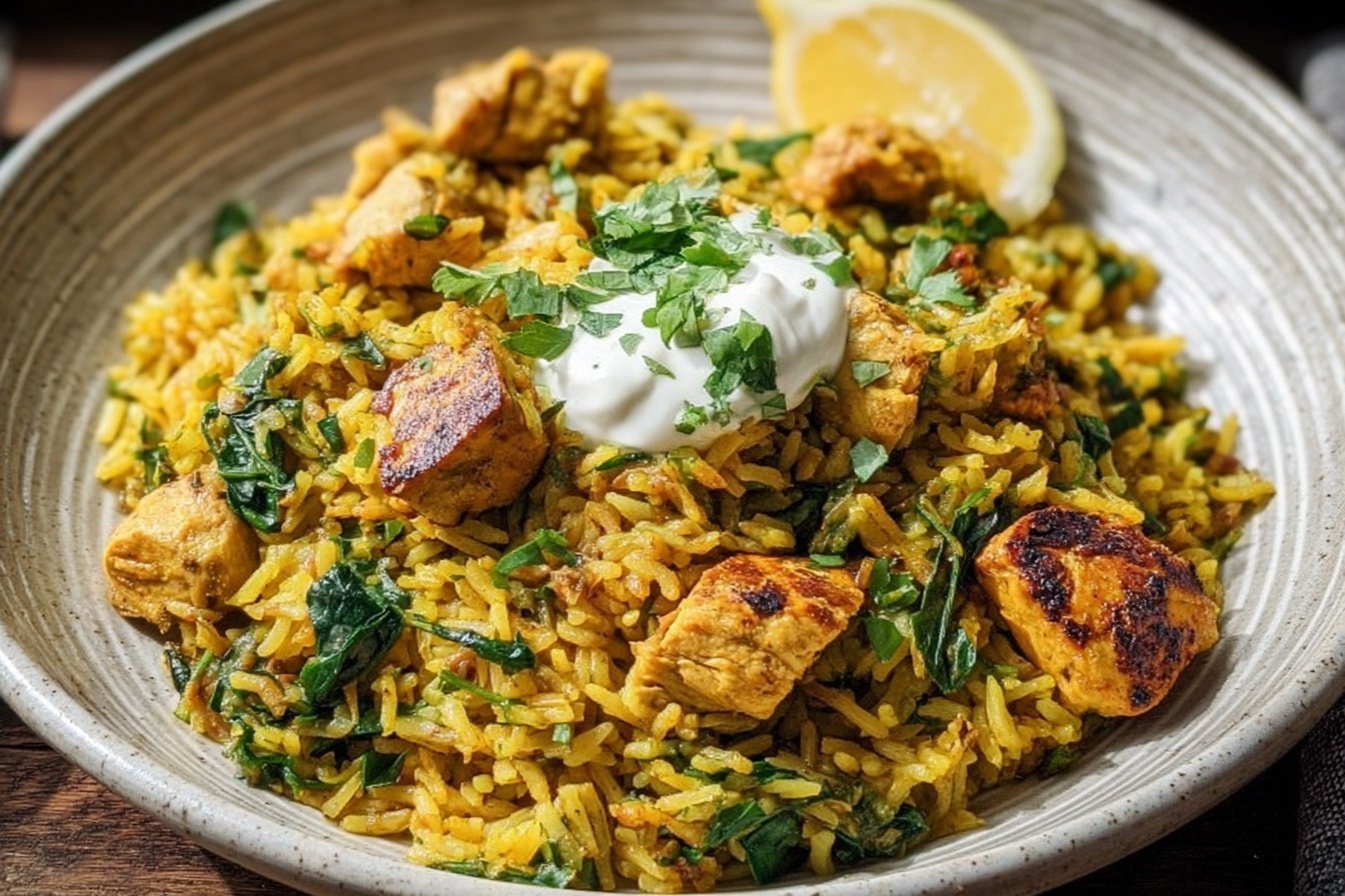 Anti Inflammatory Turmeric Chicken Rice