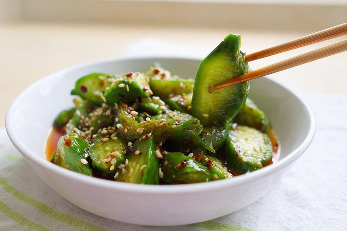 Asian Cucumber Salad Tiktok