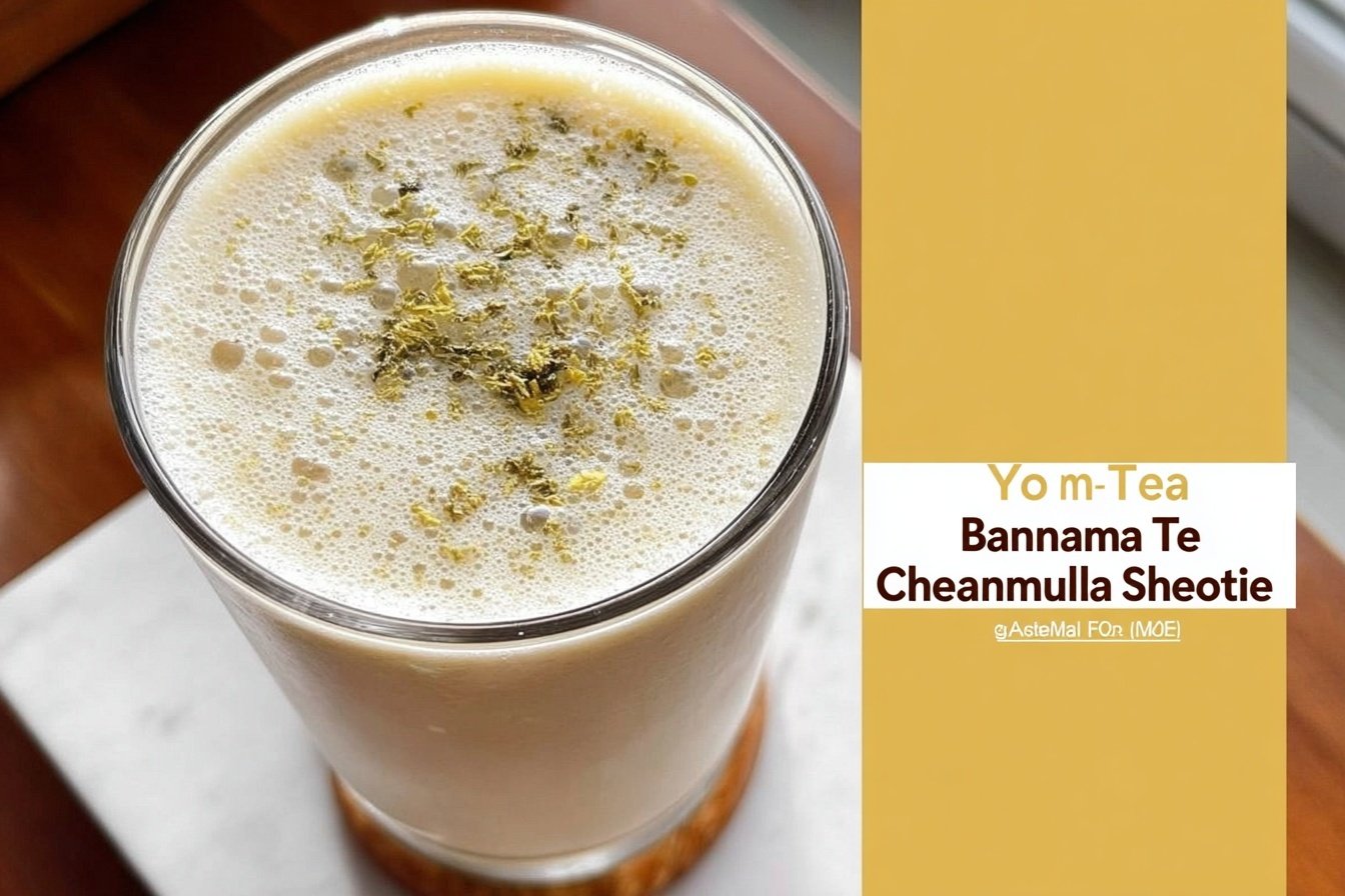 Banana Chamomile Tea Smoothie