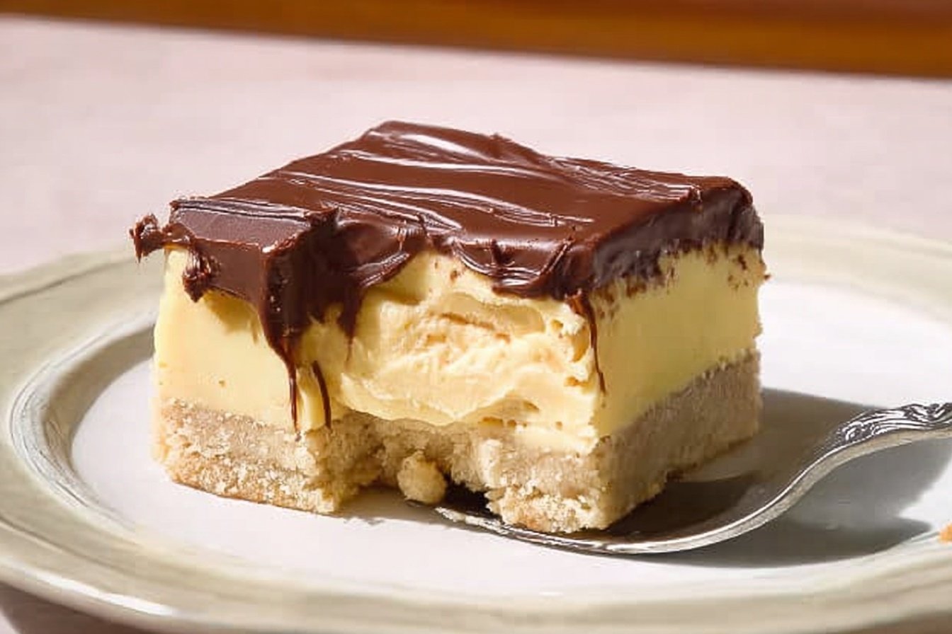 Boston Cream Pie Bars