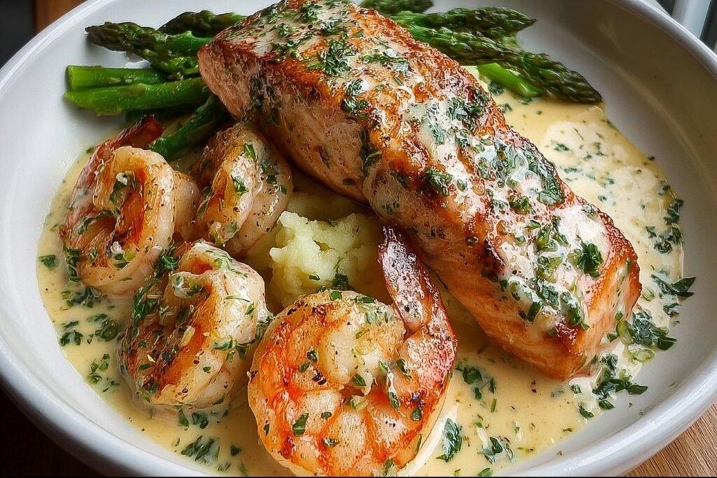Cajun Shrimp And Salmon With Garlic Cream Sauce 17.png
