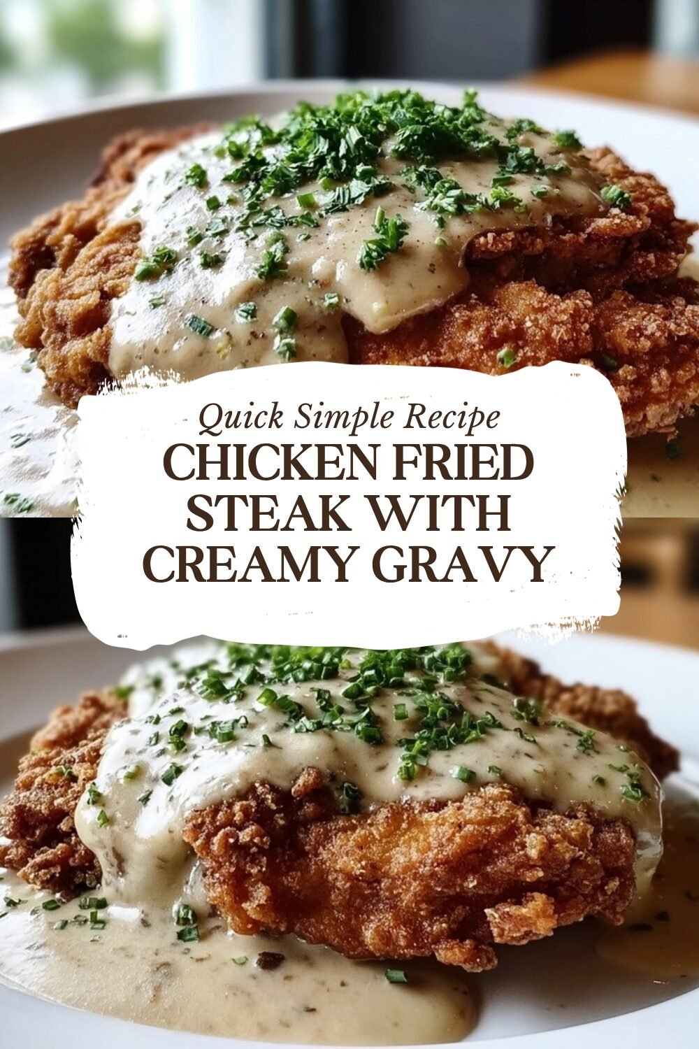 Chicken Fried Steak With Creamy Gravy