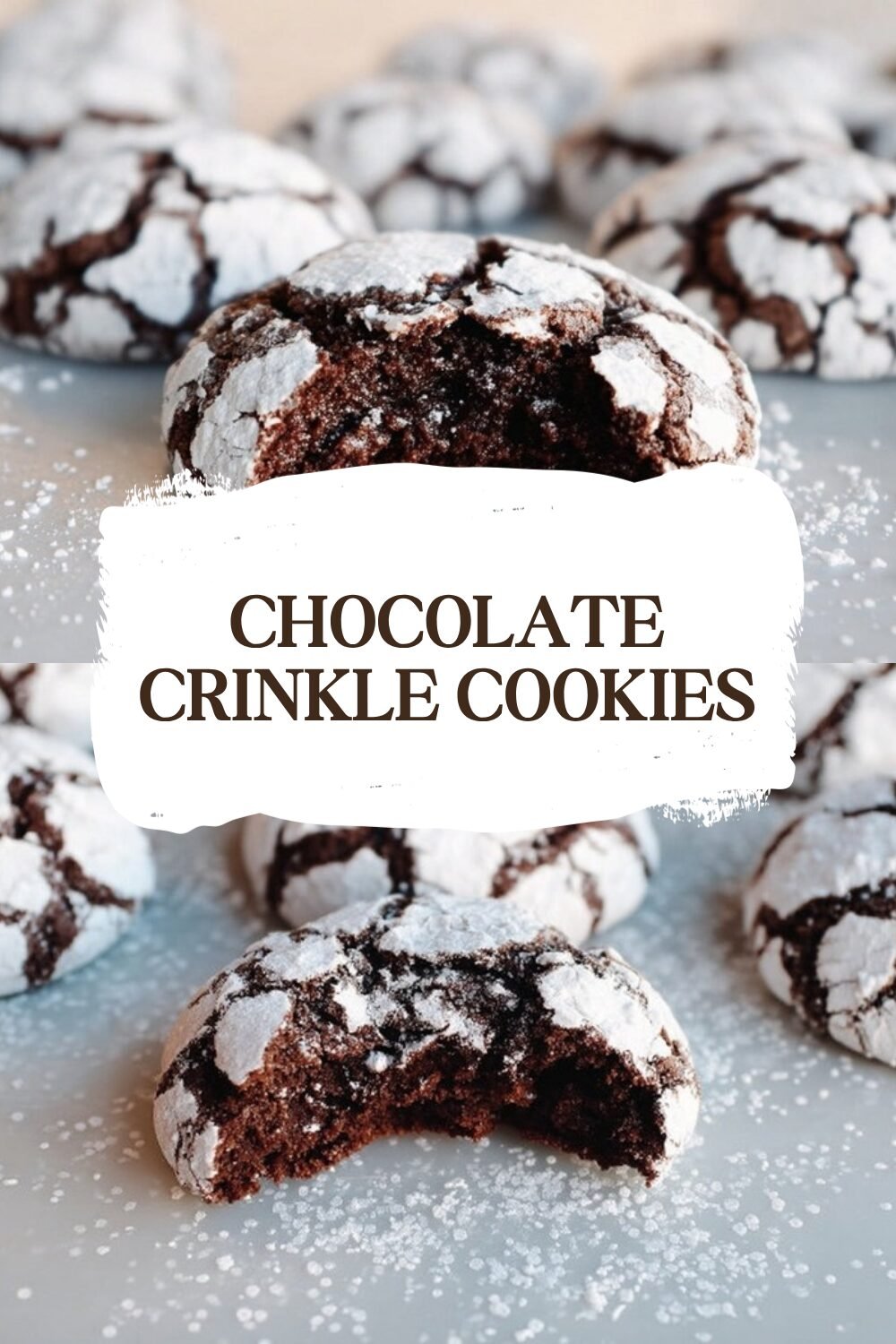 Chocolate Crinkle Cookies