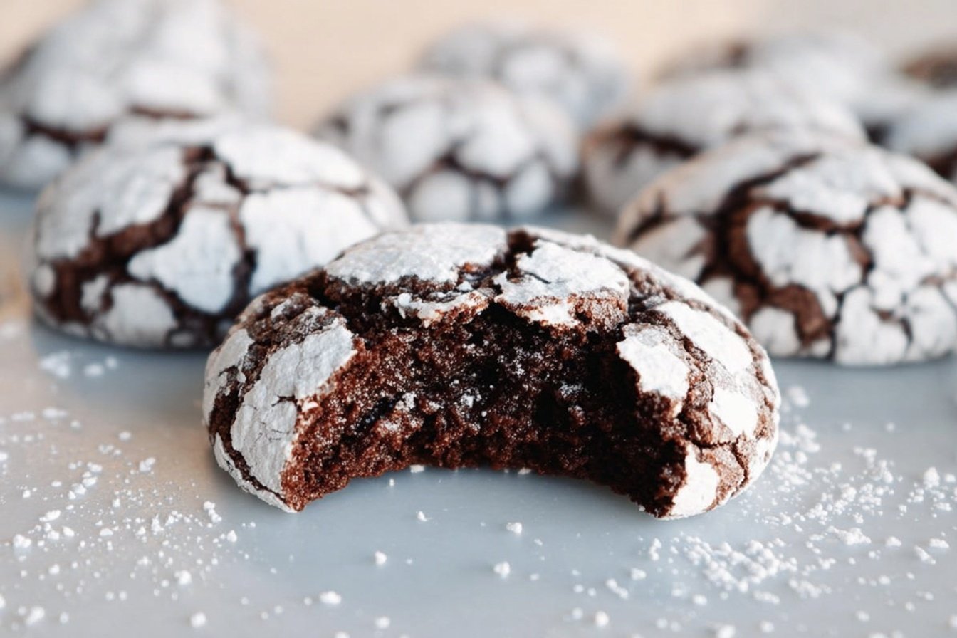 Chocolate Crinkle Cookies
