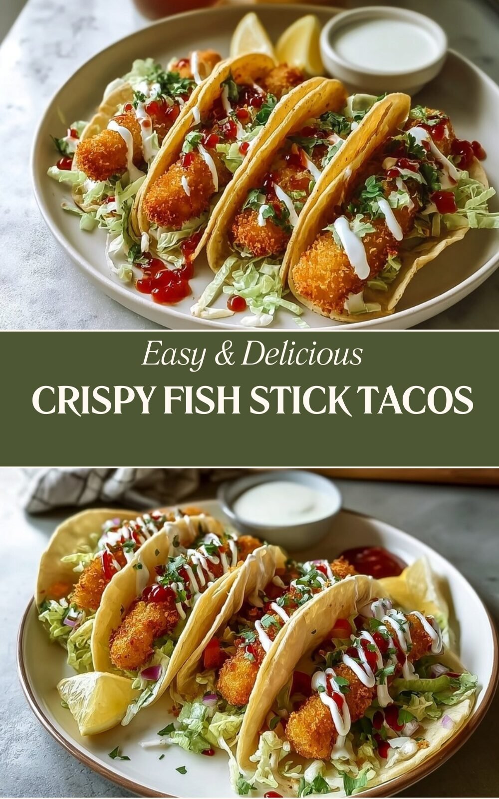 Crispy Fish Stick Tacos