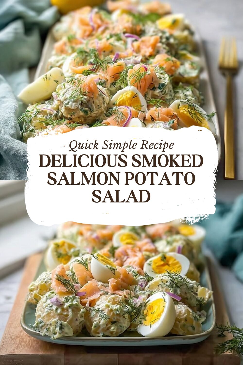 Delicious Smoked Salmon Potato Salad