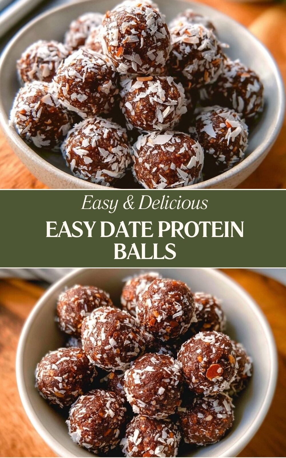 Easy Date Protein Balls Recipe 3 Easy Date Protein Balls