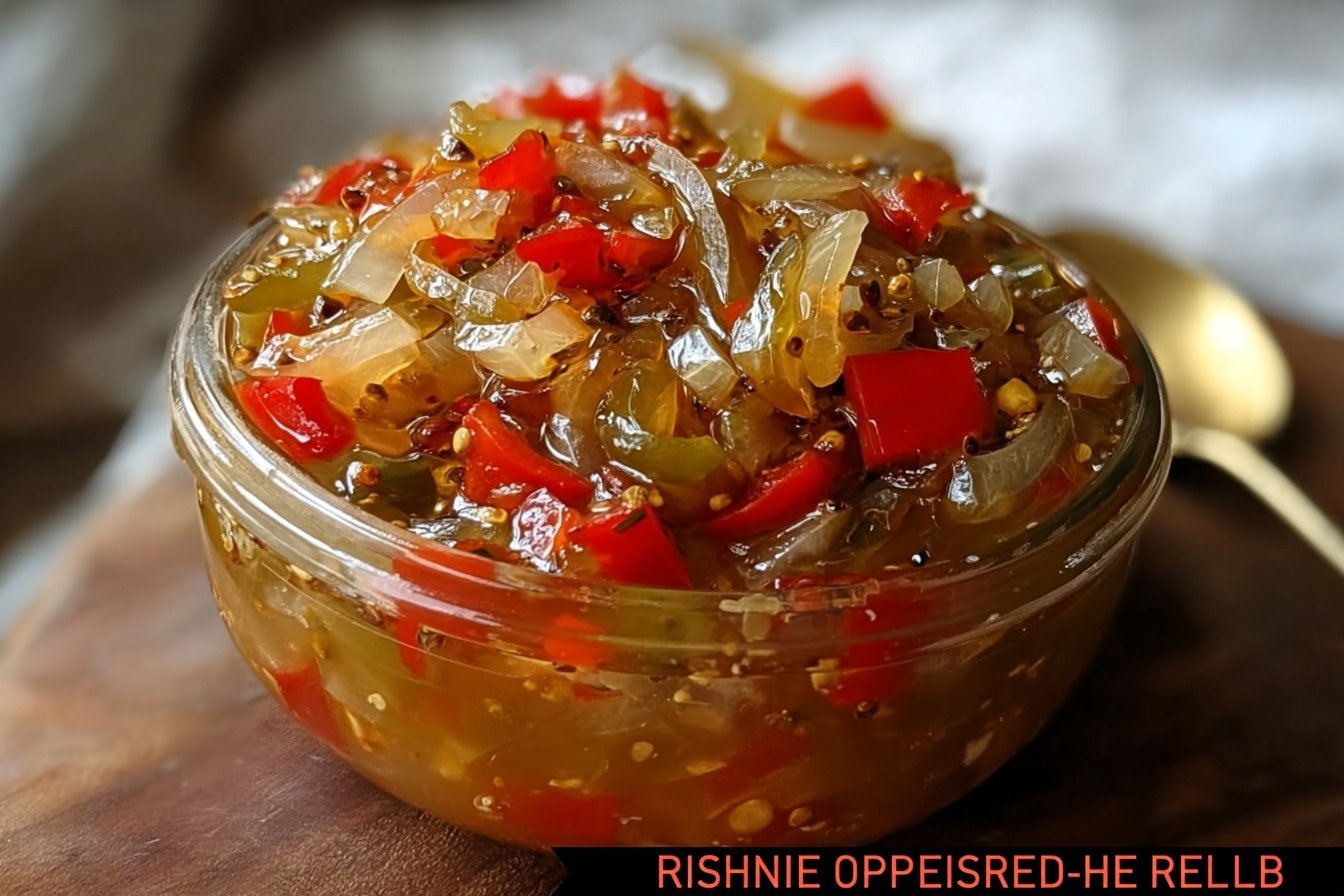 Easy Pickled Pepper And Onion Relish Recipe
