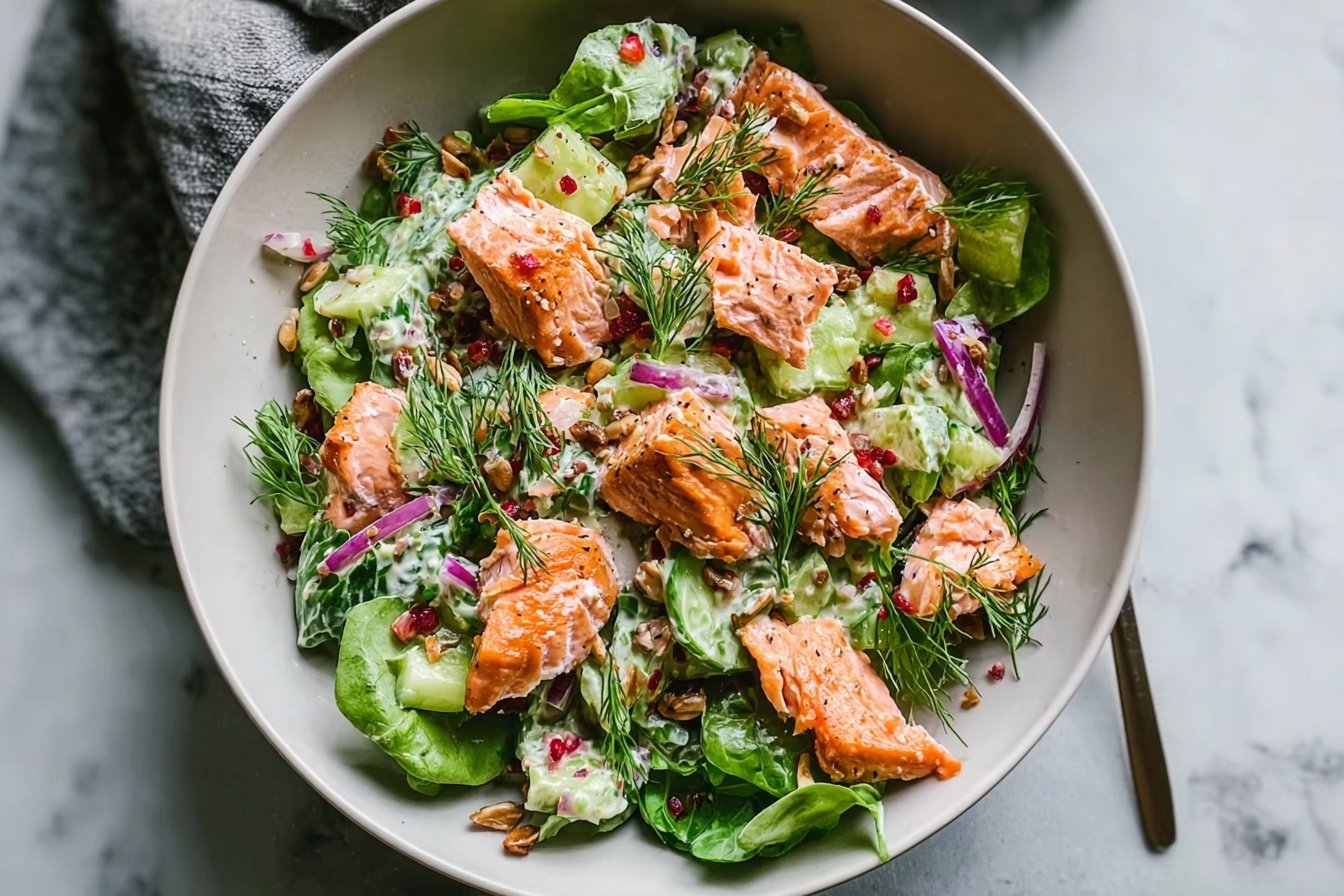 Flaky Salmon Salad