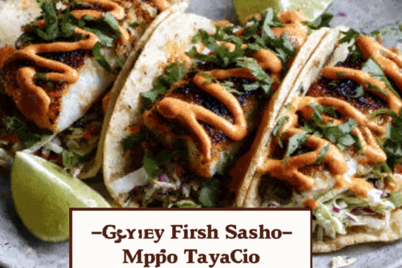 Grilled Fish Tacos With Spicy Mayo