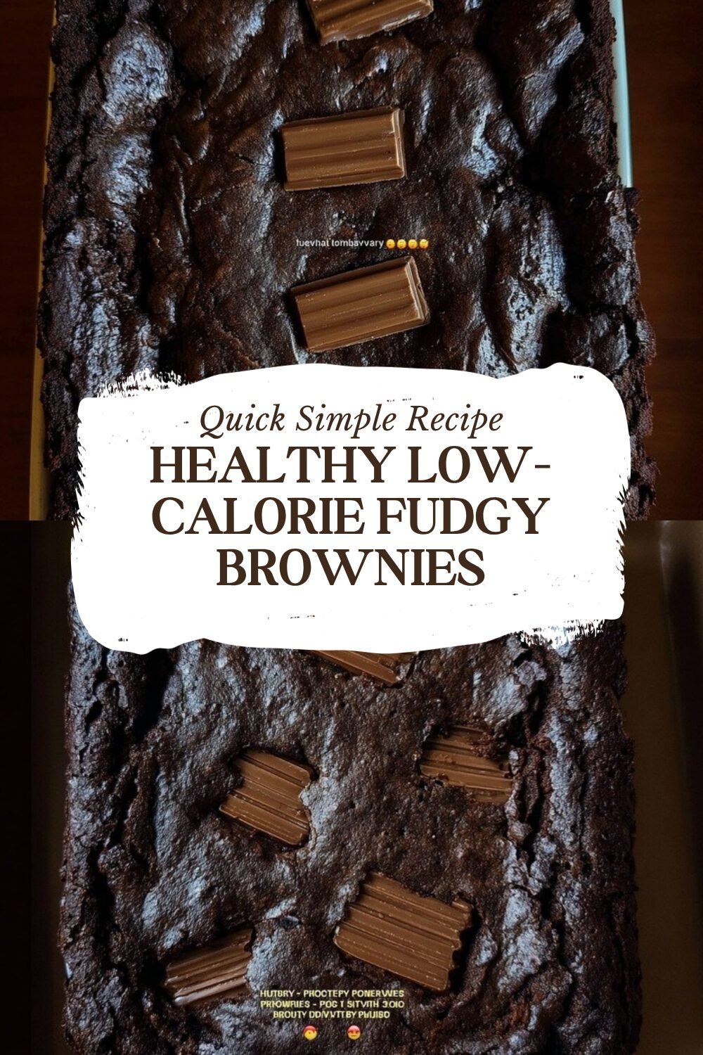 Healthy Low-Calorie Fudgy Brownies