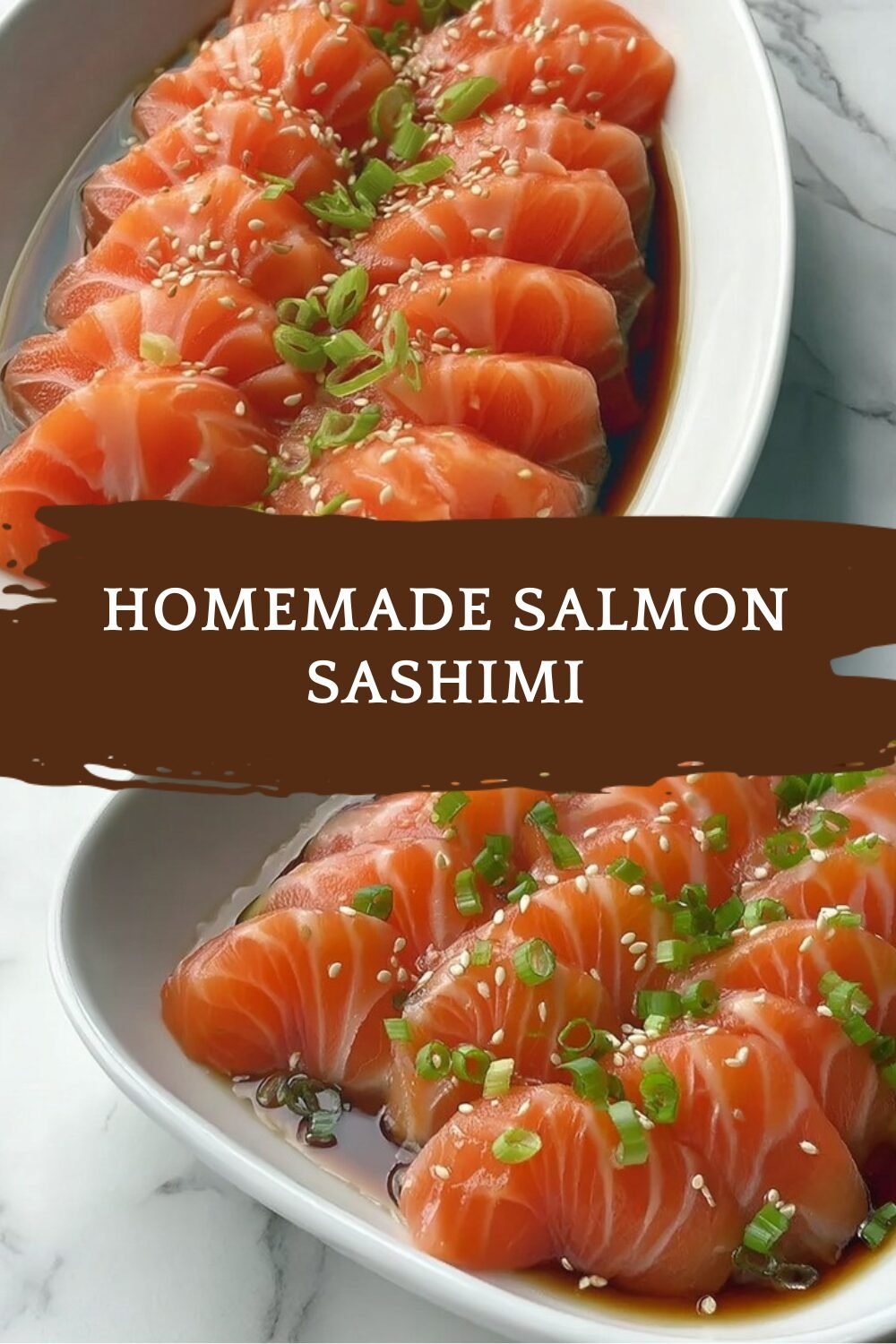 Homemade Salmon Sashimi