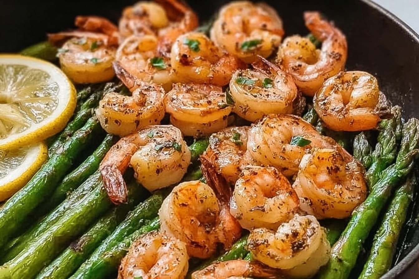 Lemon Garlic Shrimp And Asparagus