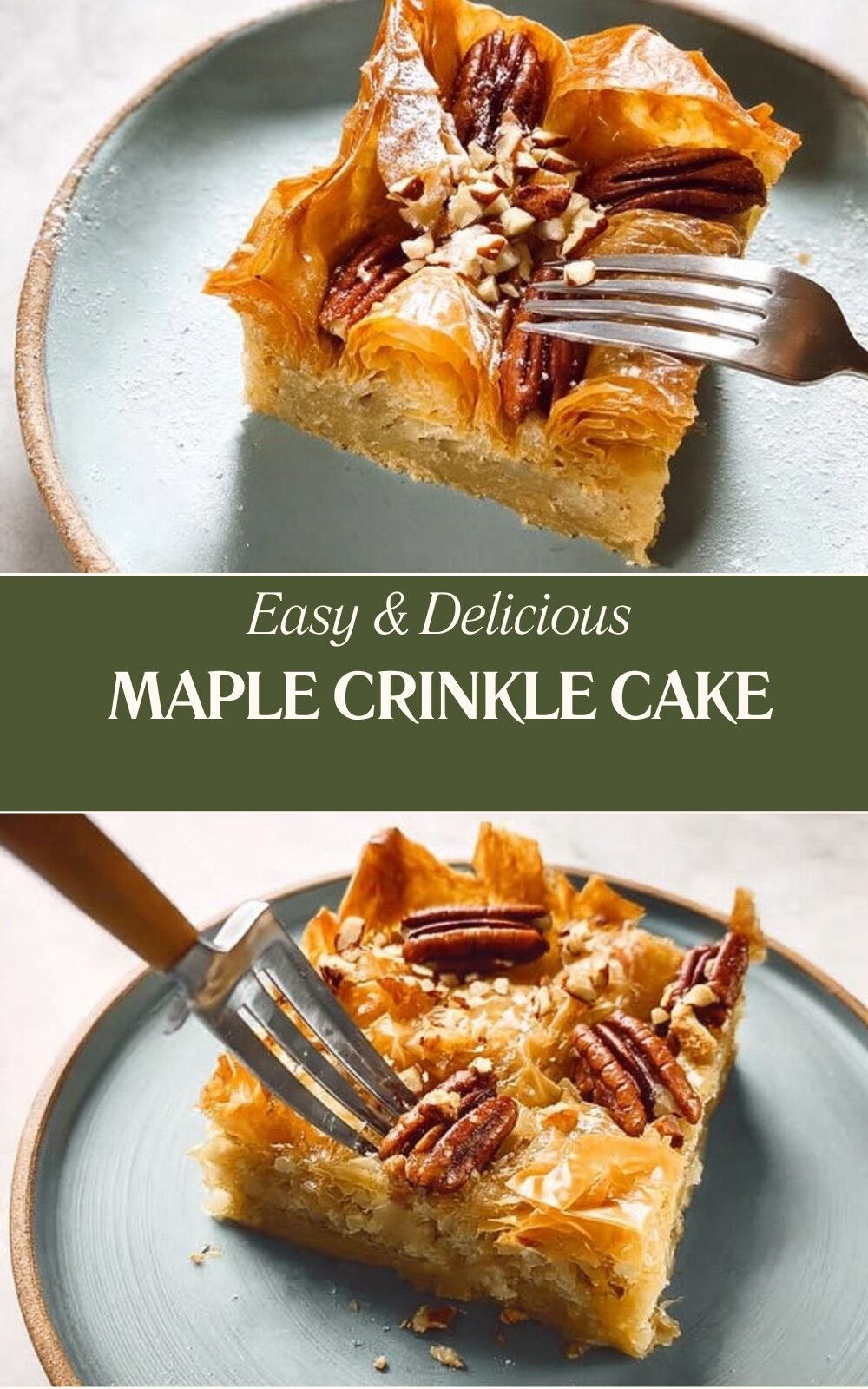 Maple Crinkle Cake