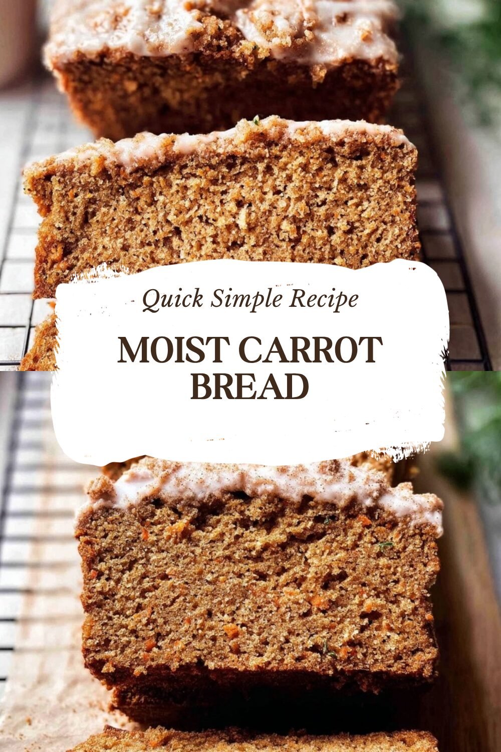 Moist Carrot Bread