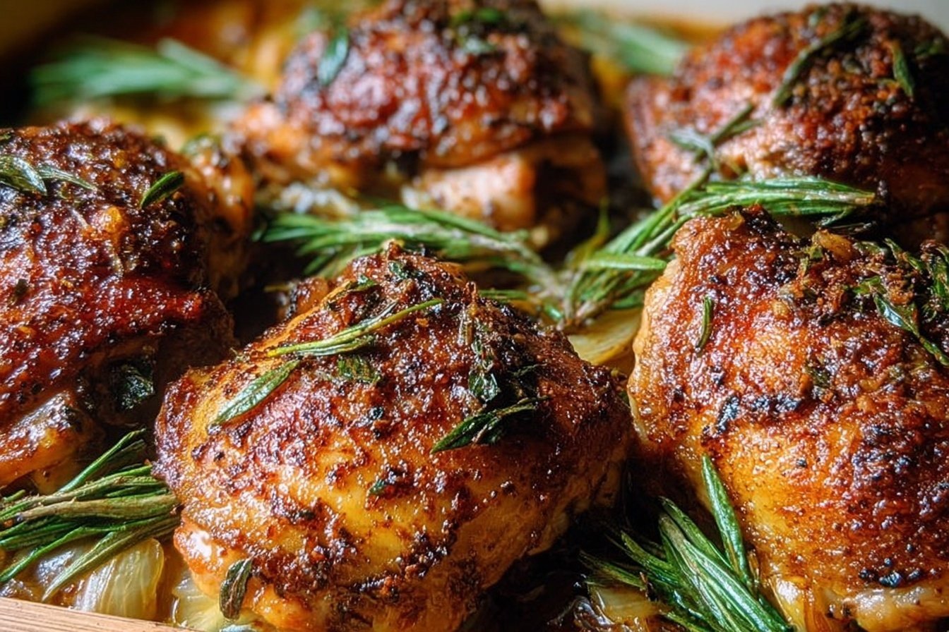 Oven Baked Chicken Thighs