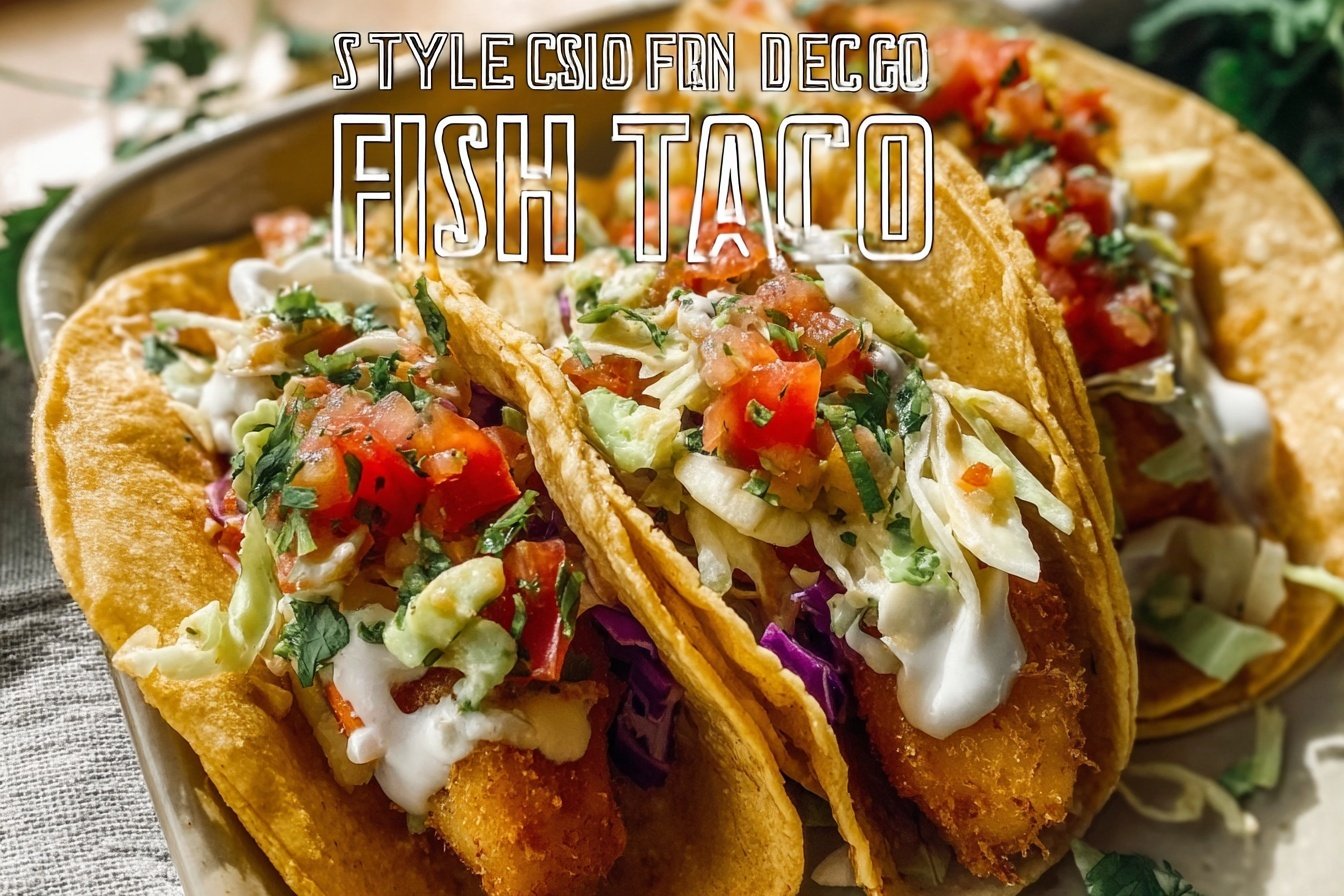 San Diego Fish Taco Recipe