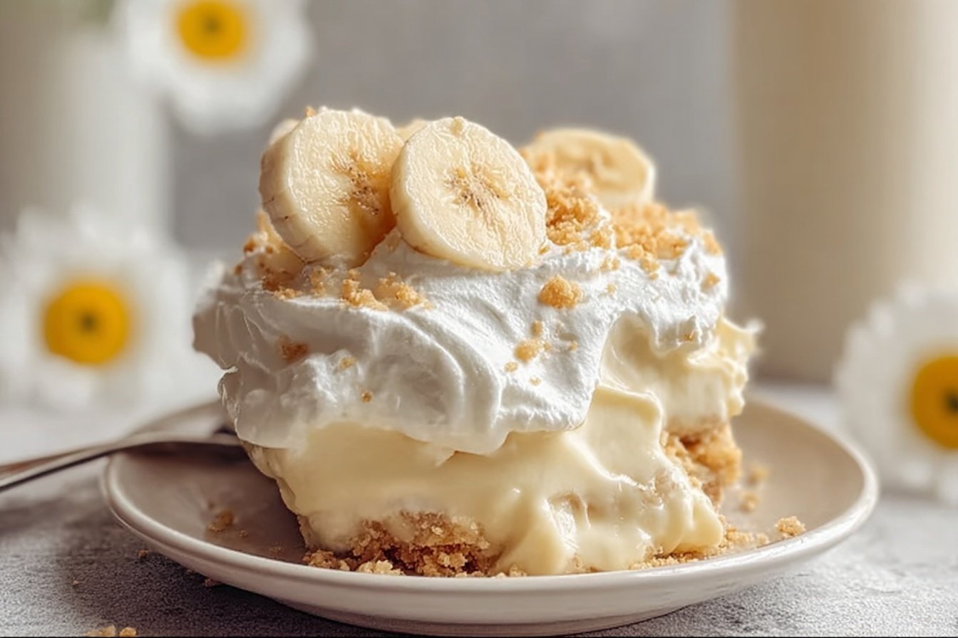 Simple No Bake Banana Pudding