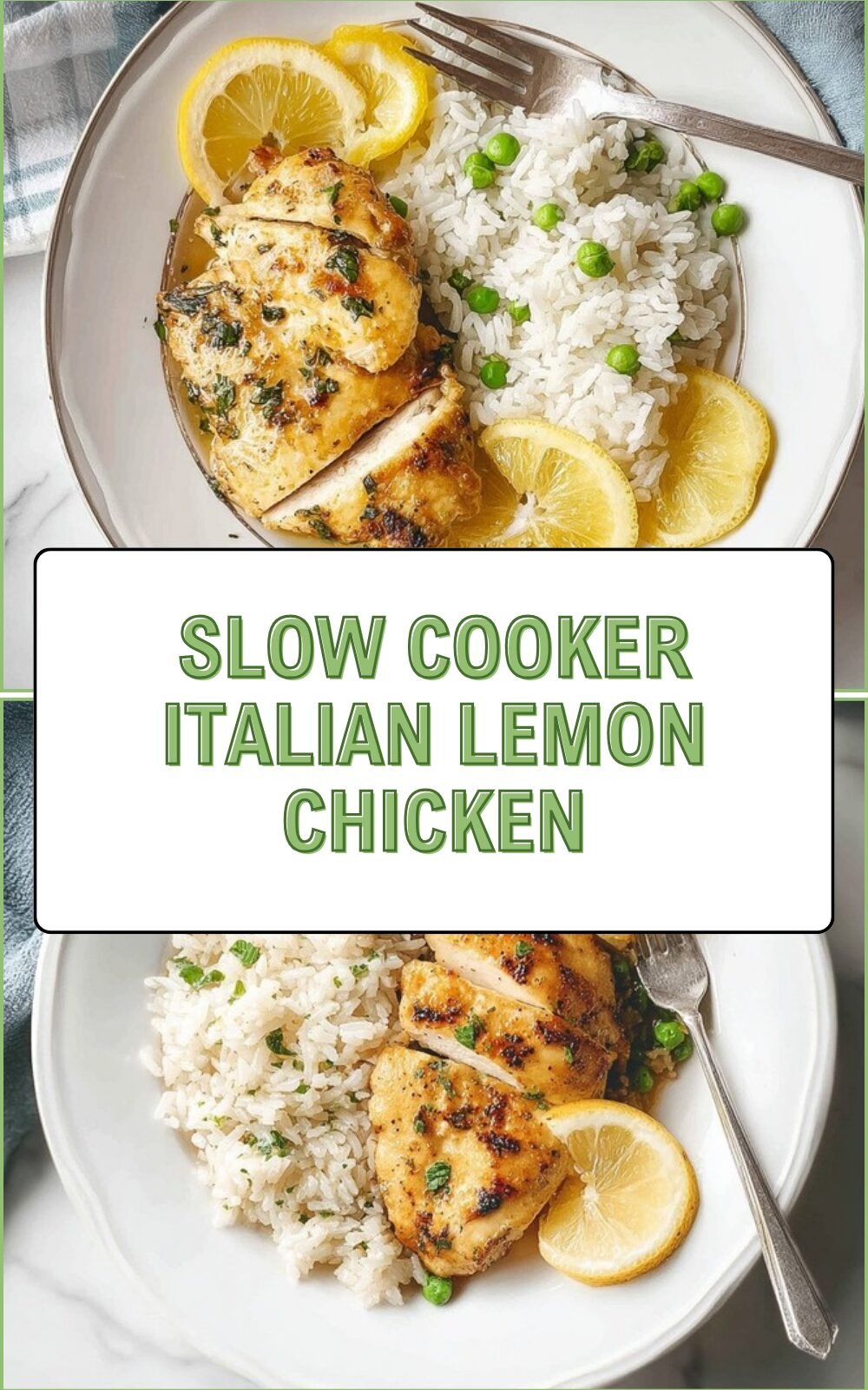 Slow Cooker Italian Lemon Chicken