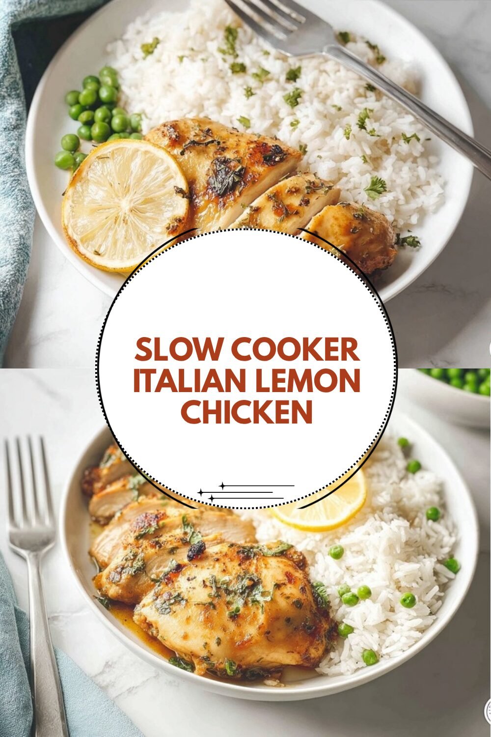 Slow Cooker Italian Lemon Chicken