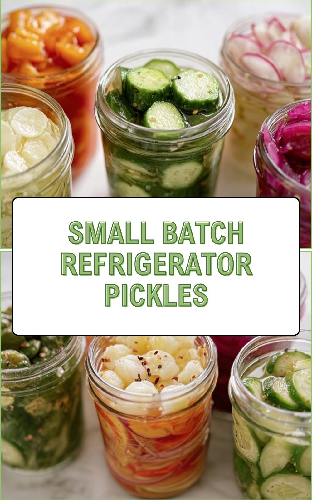 Small Batch Refrigerator Pickles