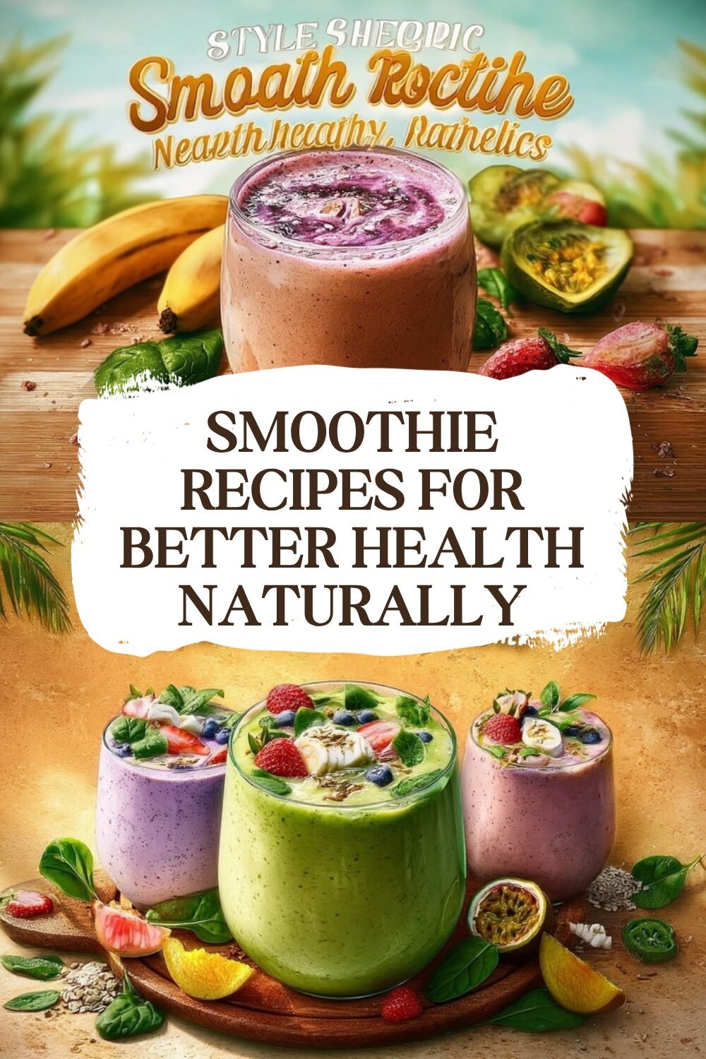Smoothie Recipes For Better Health Naturally