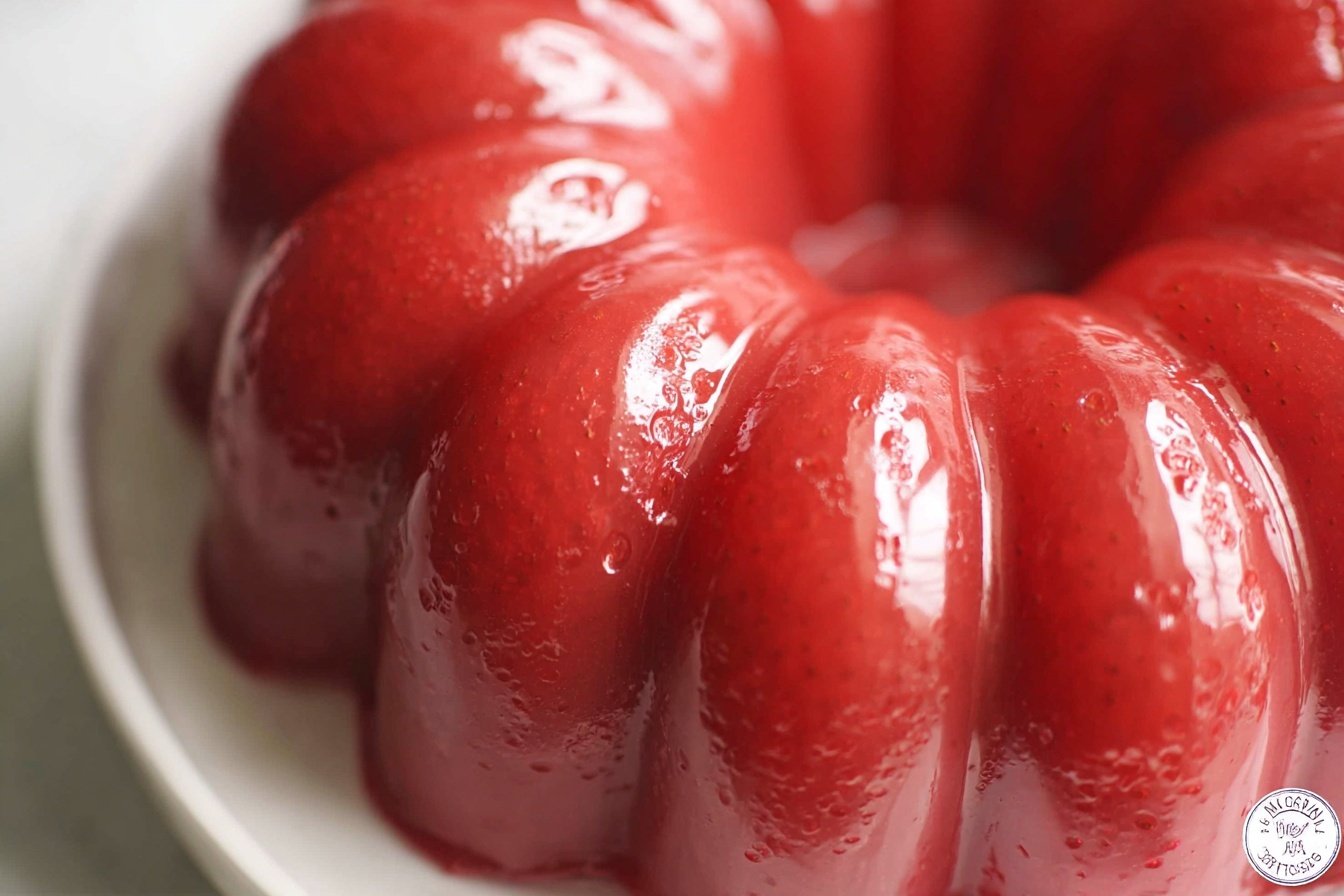 Strawberry Jello Mold