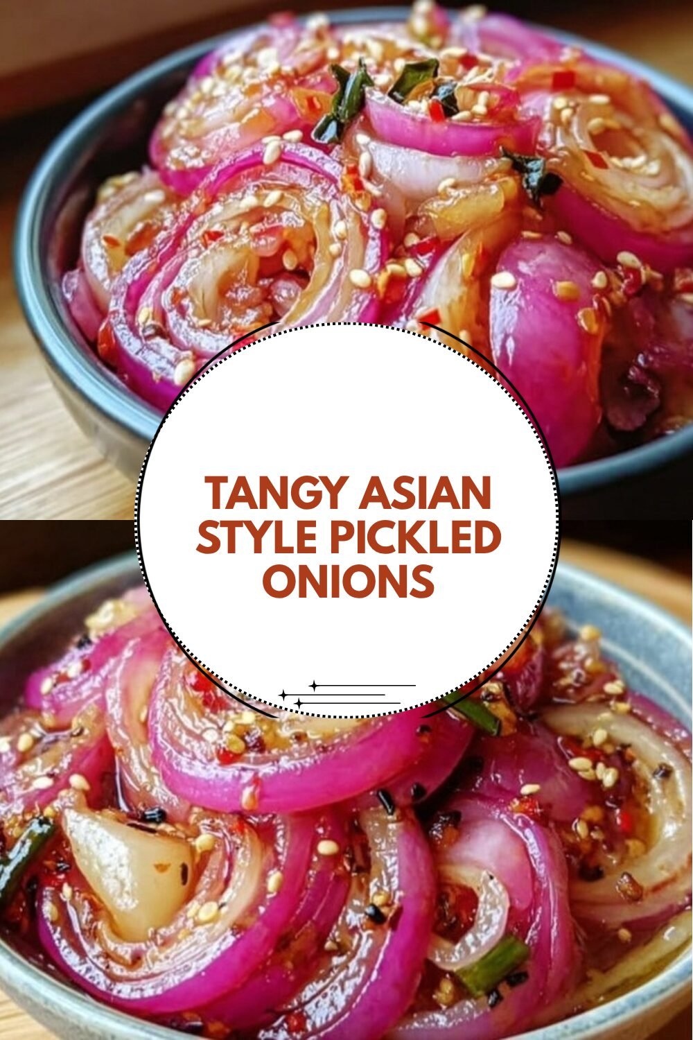 Tangy Asian Style Pickled Onions