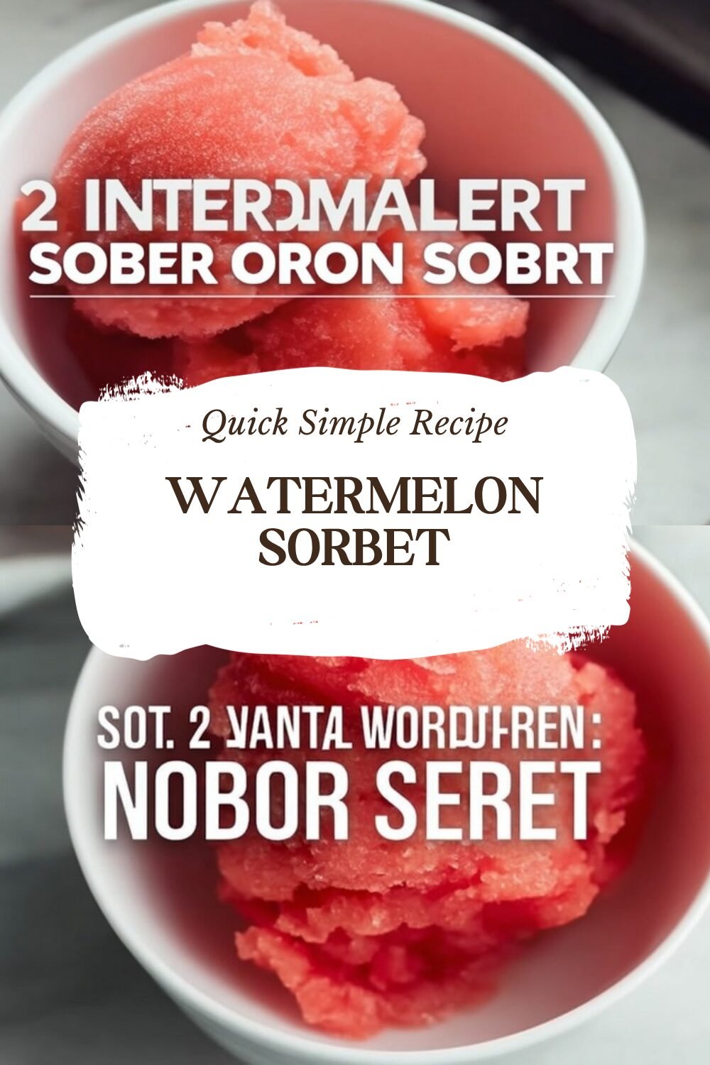 Watermelon Sorbet