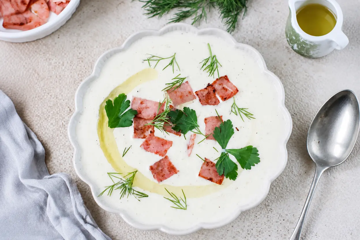 14 High Protein Low Carb Soups That Are Easy, Hearty, and Perfect for Meal Prep 4 Creamy Feta Soup With Ham