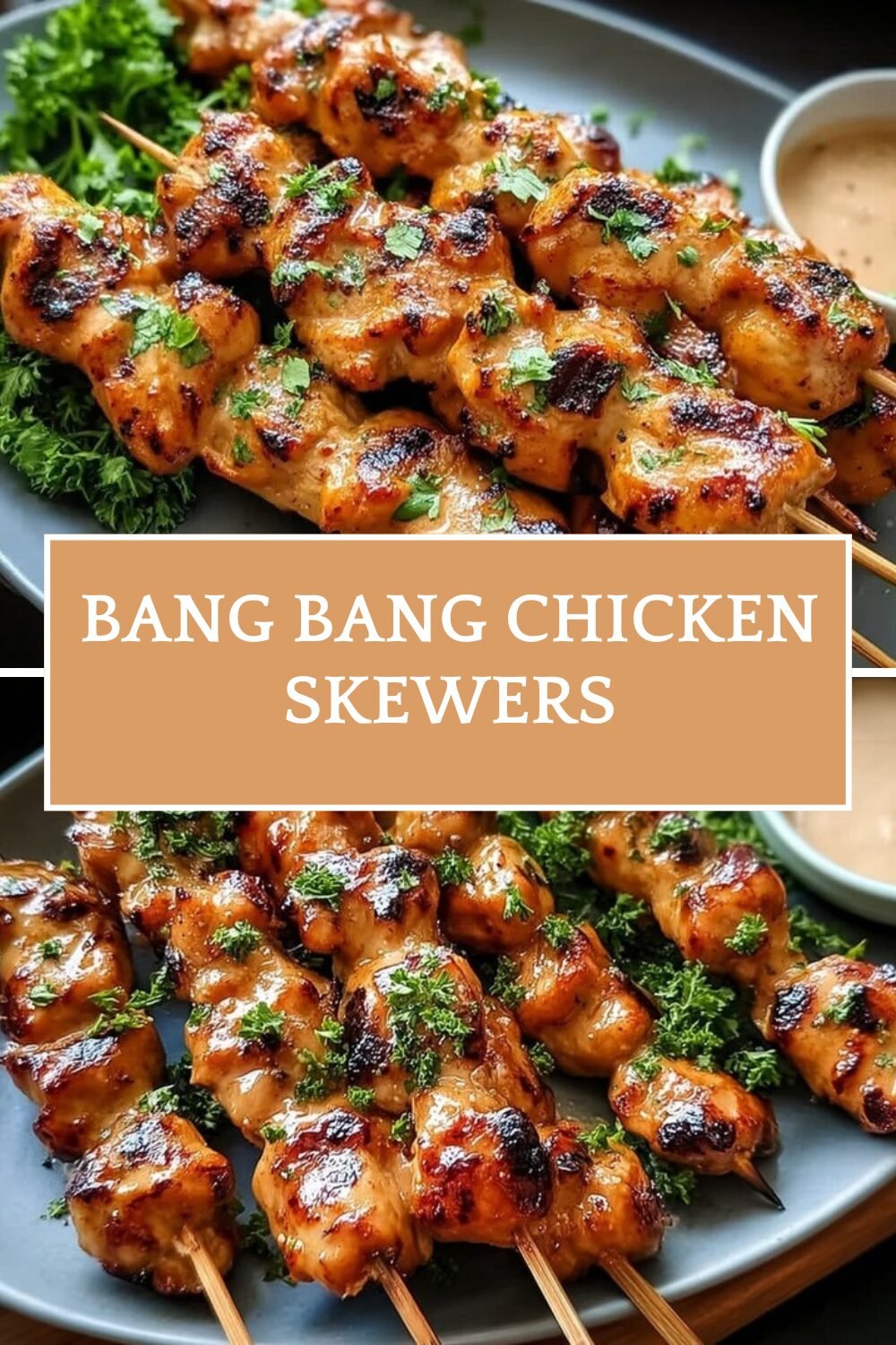 Bang Bang Chicken Skewers