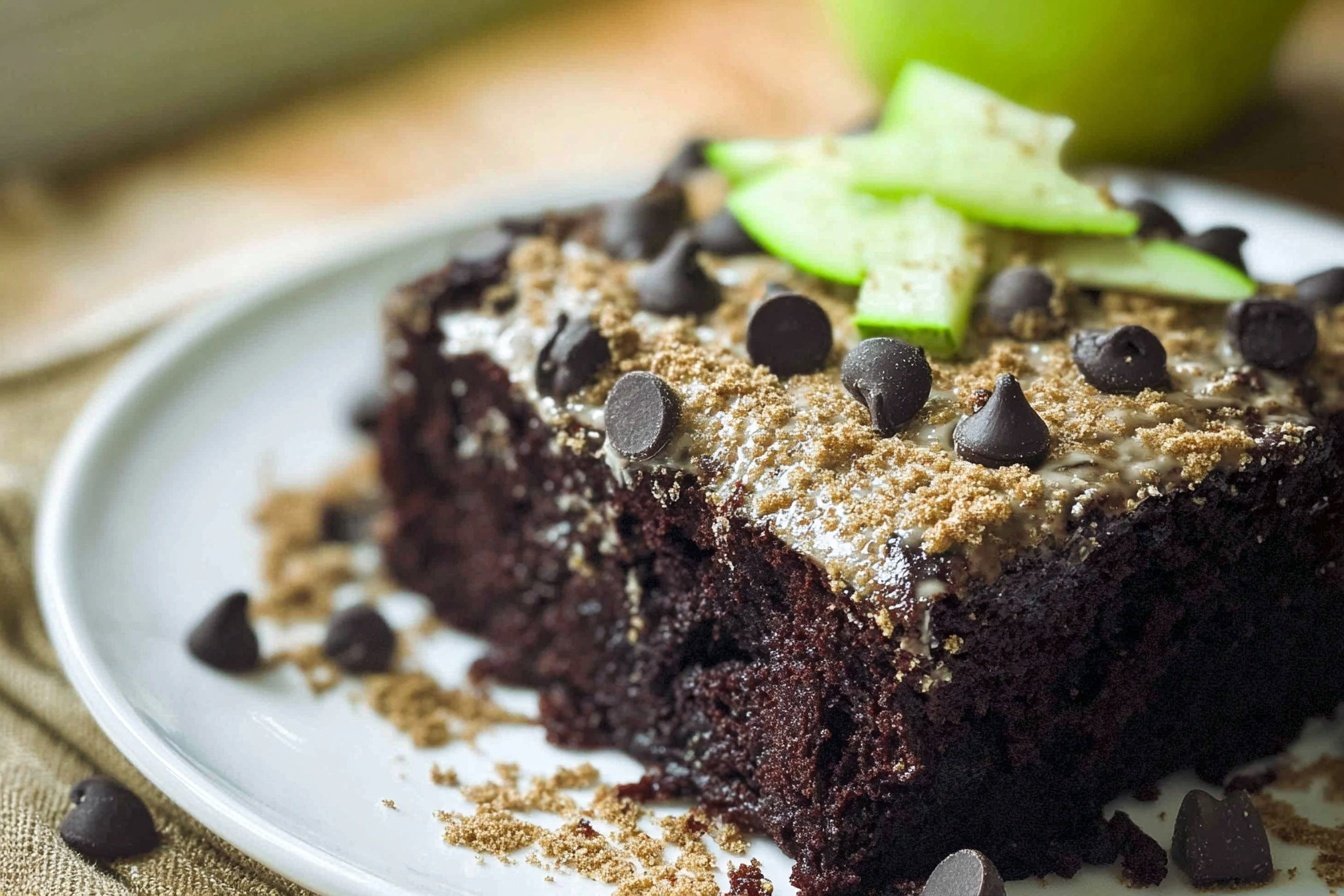 Chocolate Zucchini Cake With Greek Yogurt