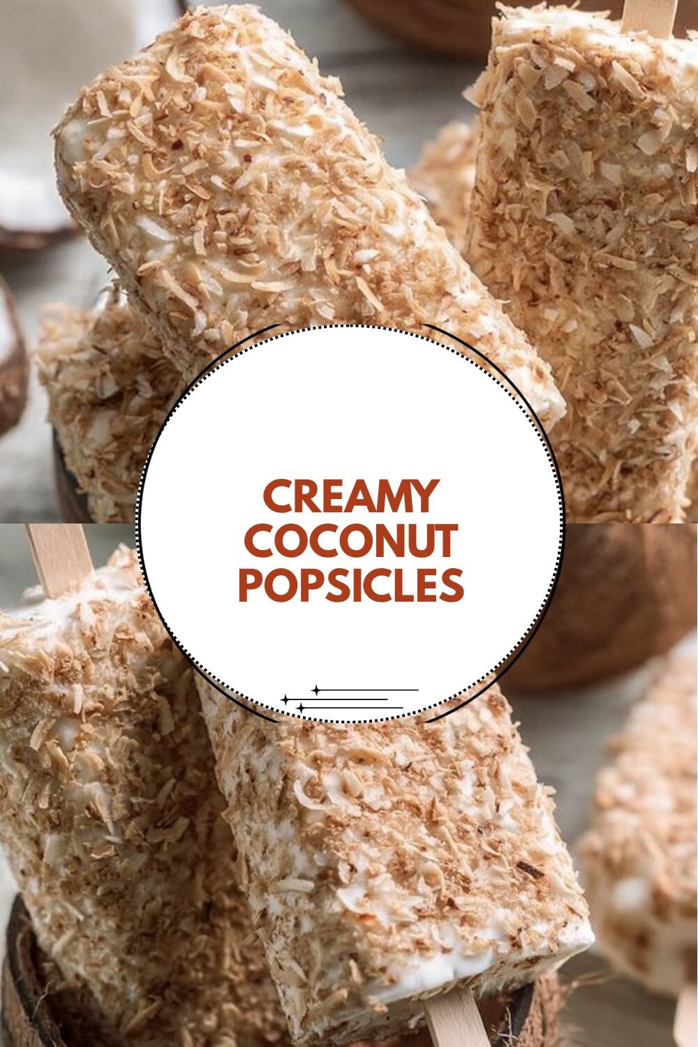 Creamy Coconut Popsicles