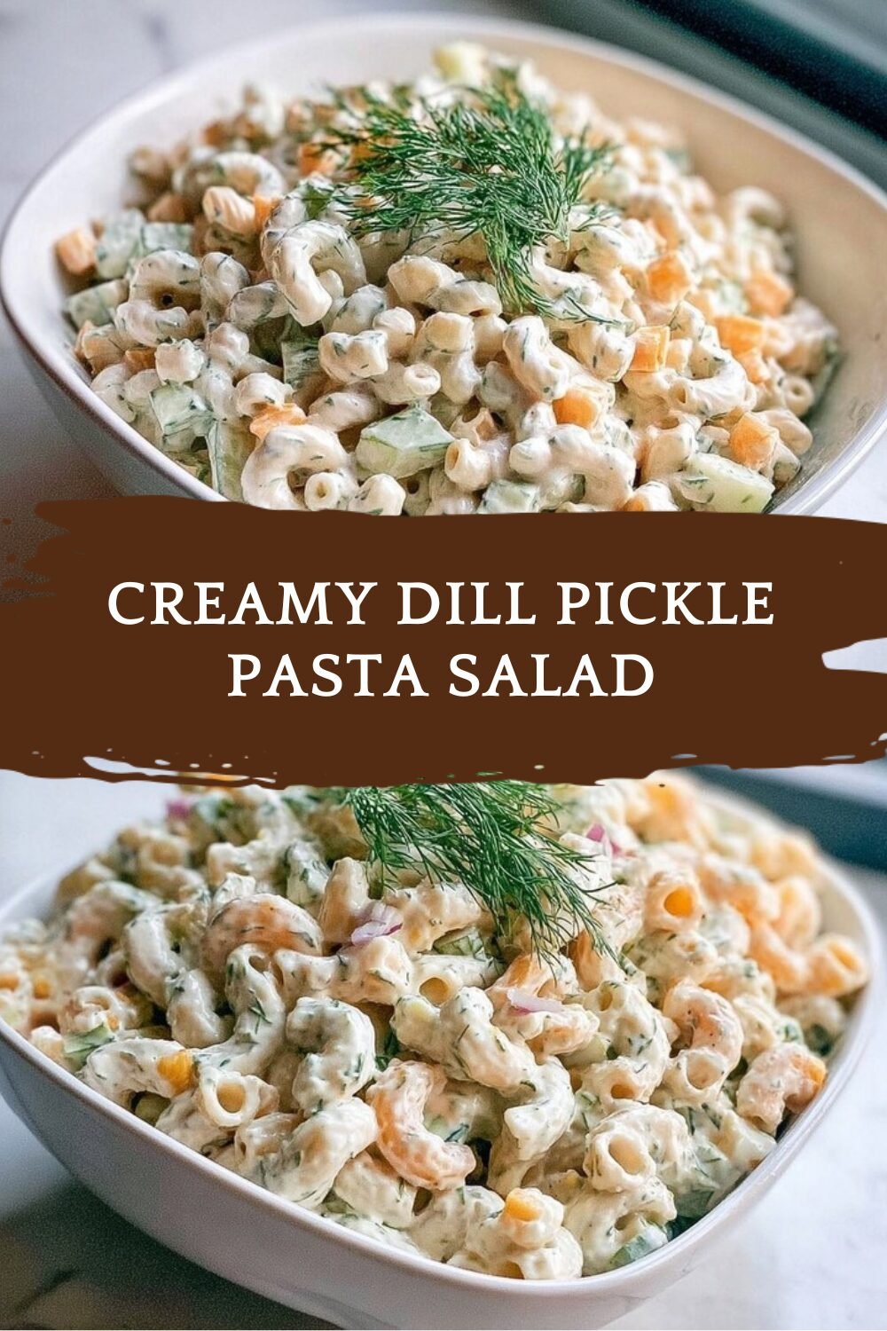 Creamy Dill Pickle Pasta Salad