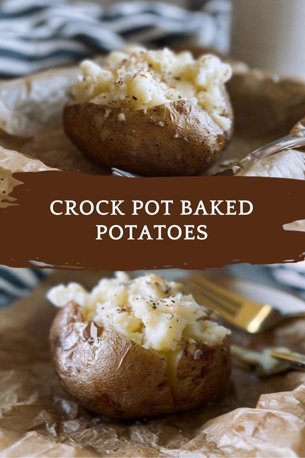 Crock Pot Baked Potatoes