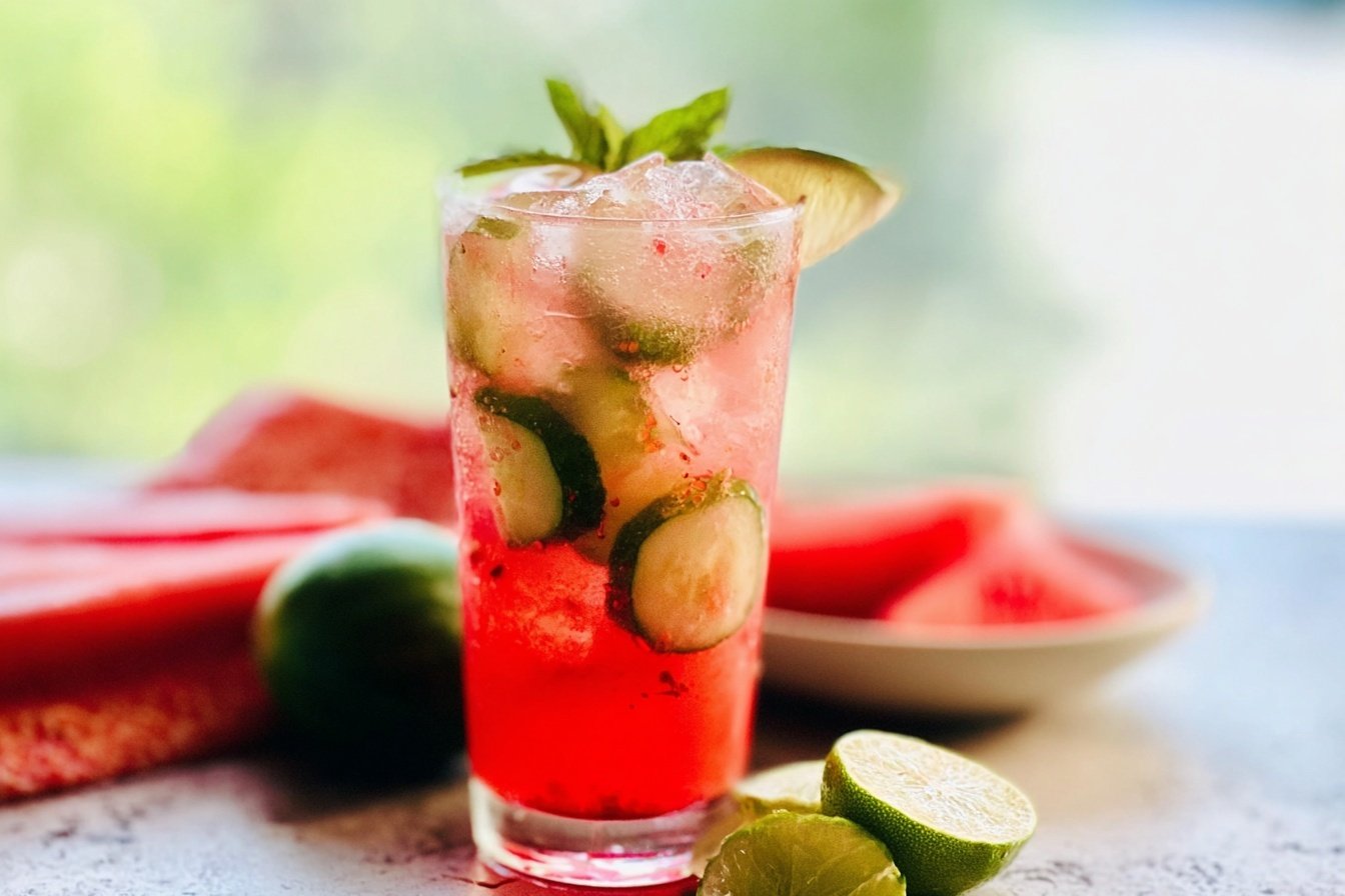 Cucumber Watermelon Mojito