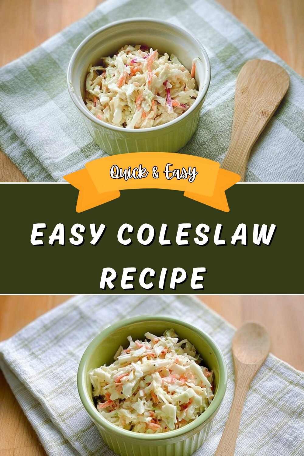 Easy Coleslaw Recipe