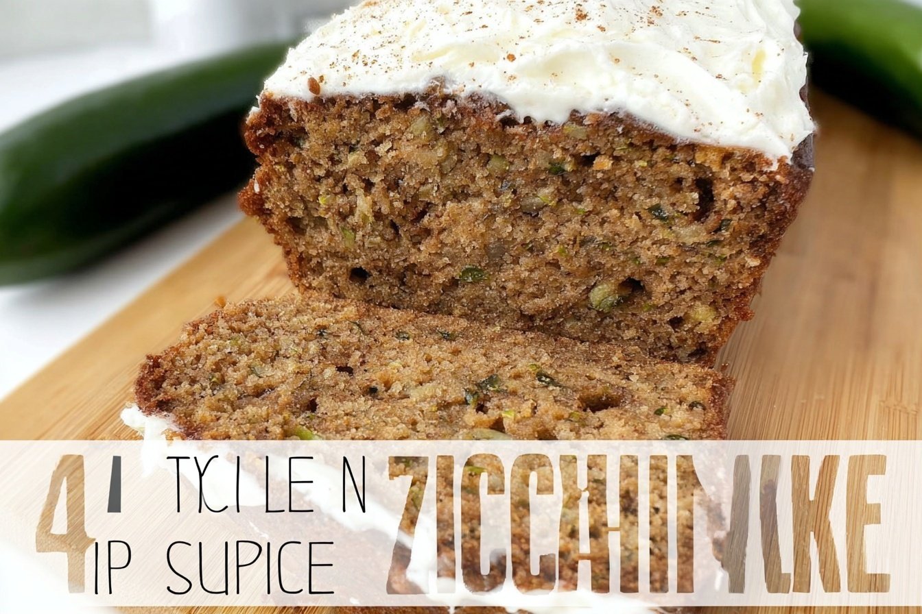 4 Ingredient Zucchini Cake Recipe 4 Four Ingredient Zucchini Spice Cake