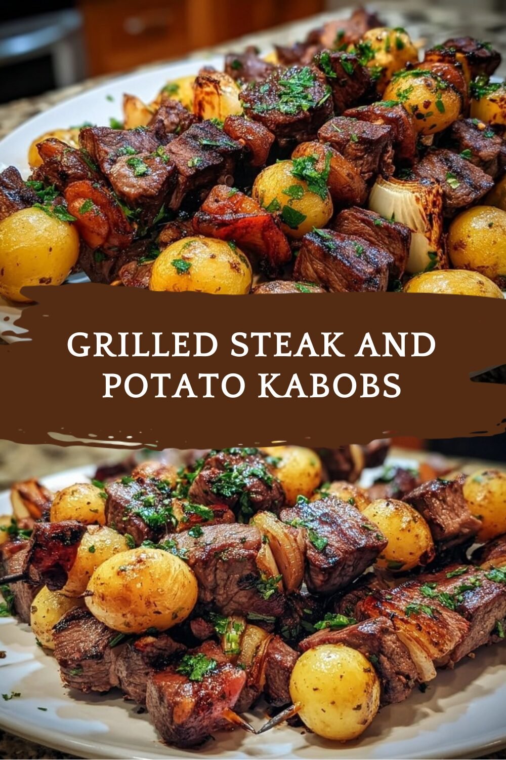 Grilled Steak And Potato Kabobs